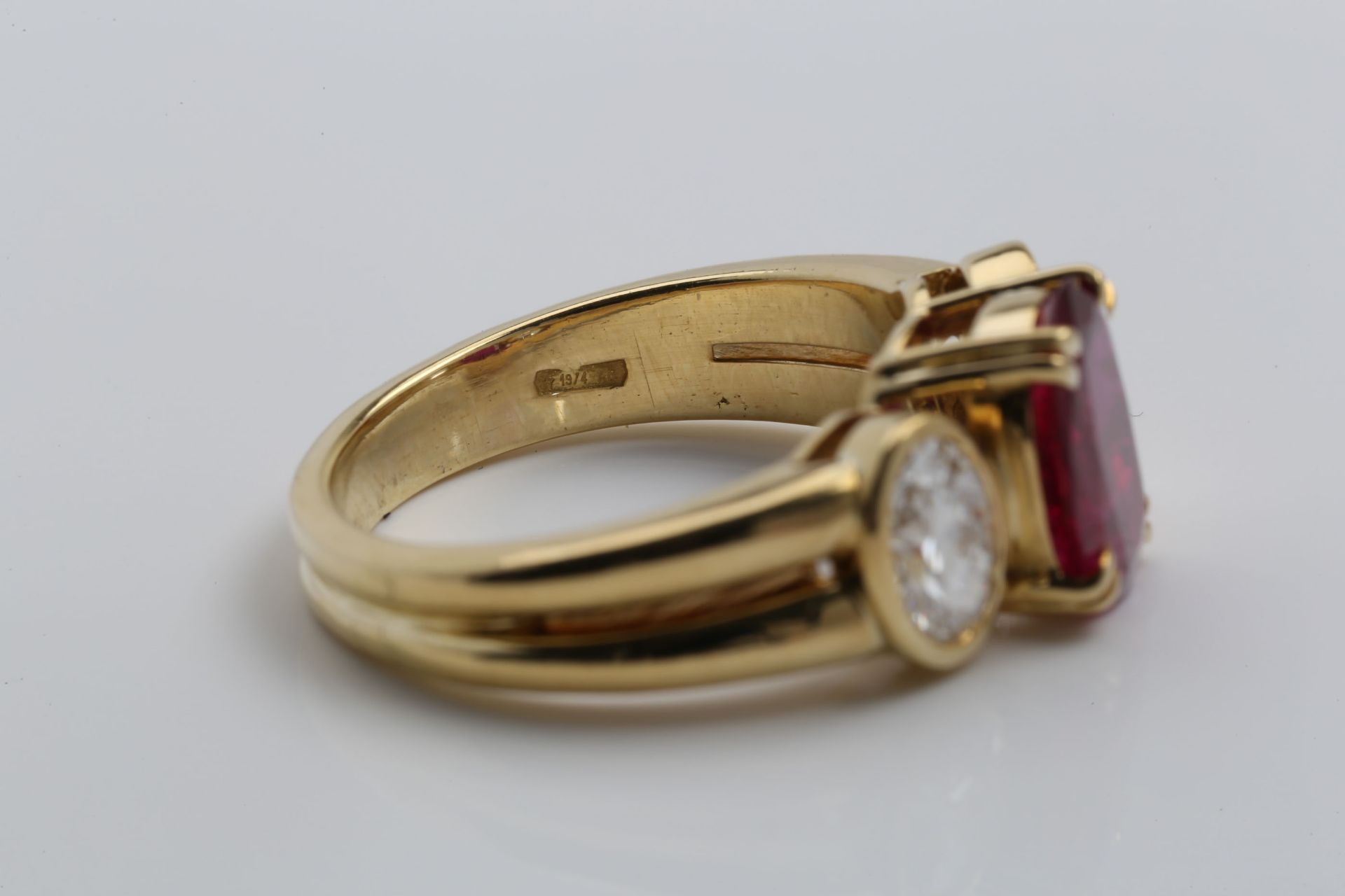 RUBY - DIAMOND - RING - Bild 5 aus 6