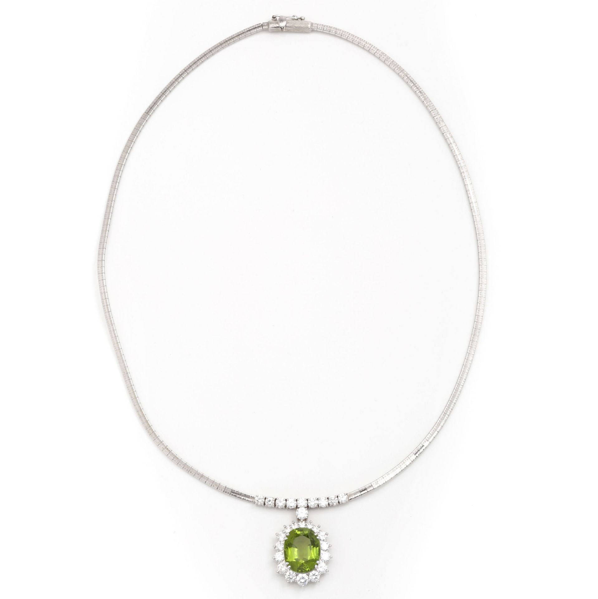 PERIDOT - DIAMOND - NECKLACE - Bild 2 aus 6