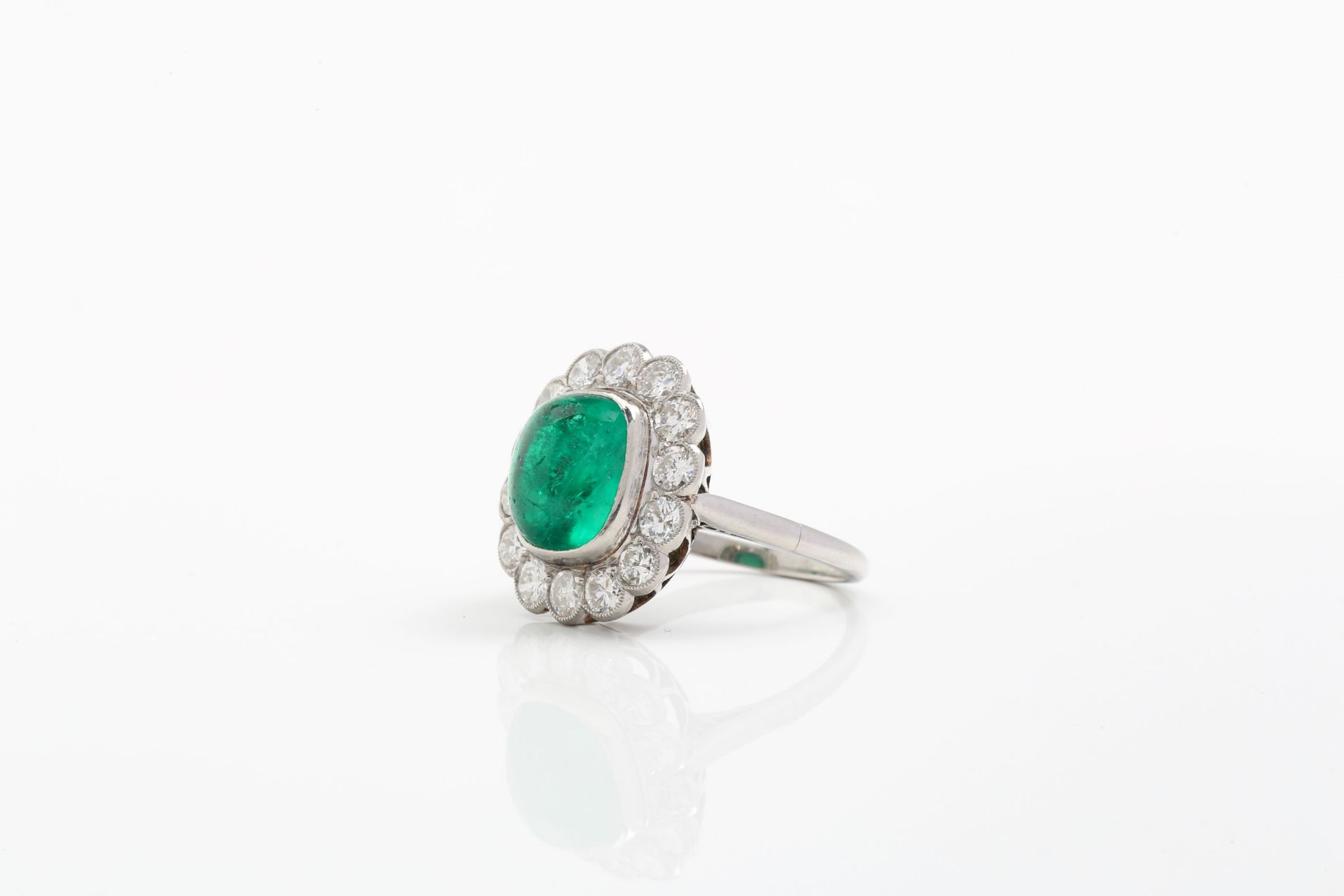 EMERALD - DIAMOND - RING AROUND 1935 - Bild 2 aus 5