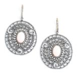 CORAL - DIAMOND - EARRINGS