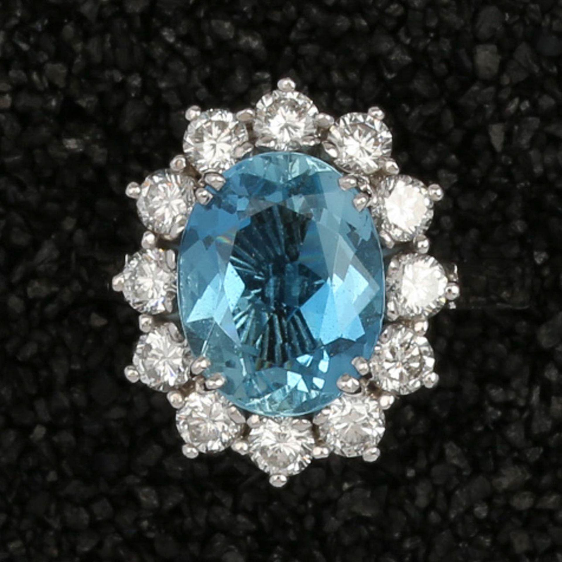 AQAUAMARINE - DIAMOND - RING - Bild 7 aus 9