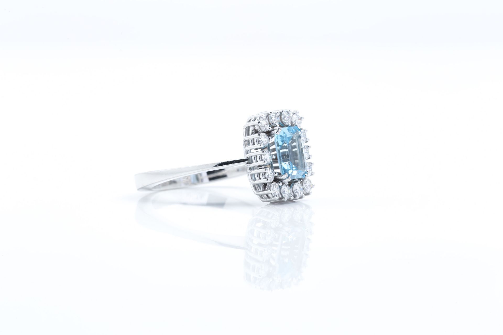 AQUAMARINE - DIAMOND - RING - Bild 4 aus 10