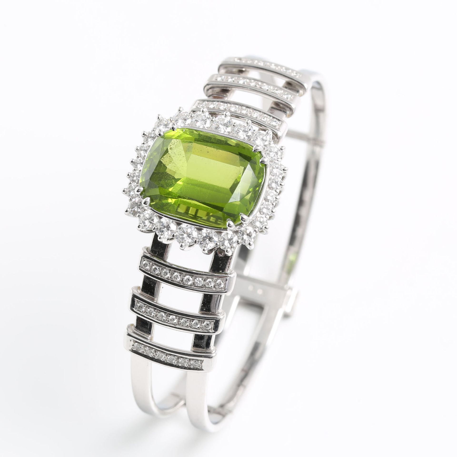 PERIDOT - DIAMOND - BANGLE