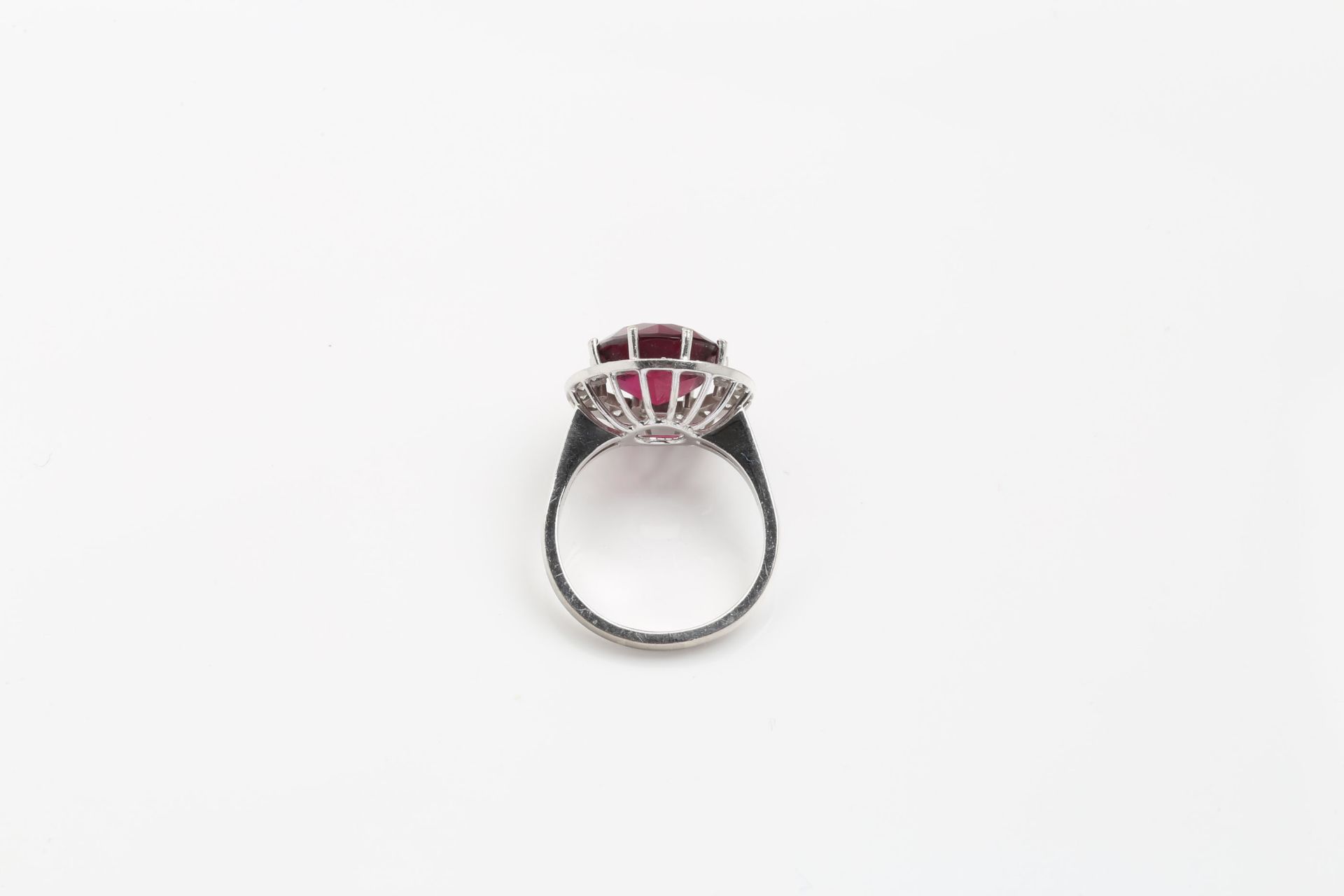 GARNET - DIAMOND - RING - Bild 6 aus 9