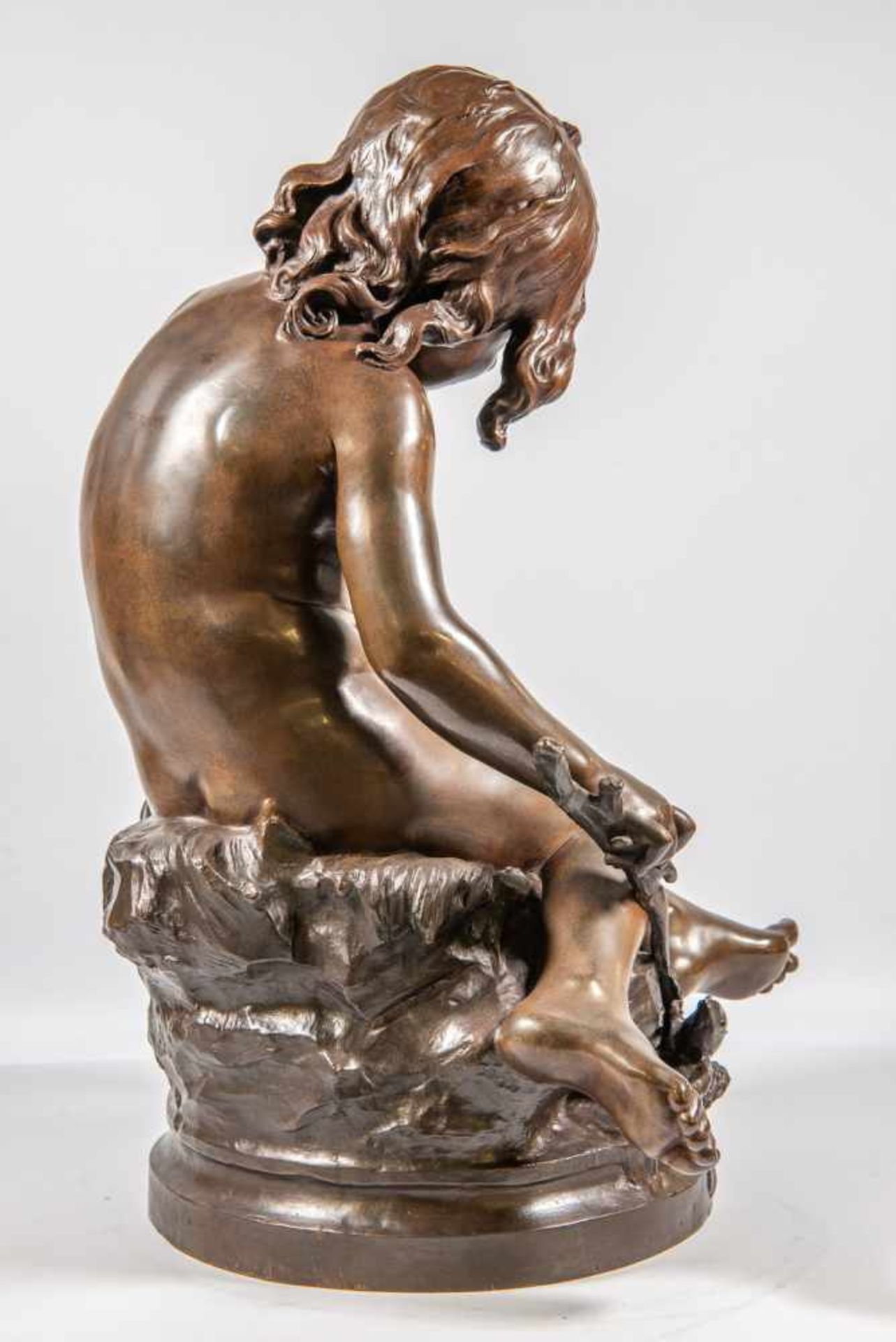 Auguste MOREAU (1834-1917)Auguste MOREAU (1834-1917), bronze statue, 19th century Length: 43 cm , - Bild 7 aus 10