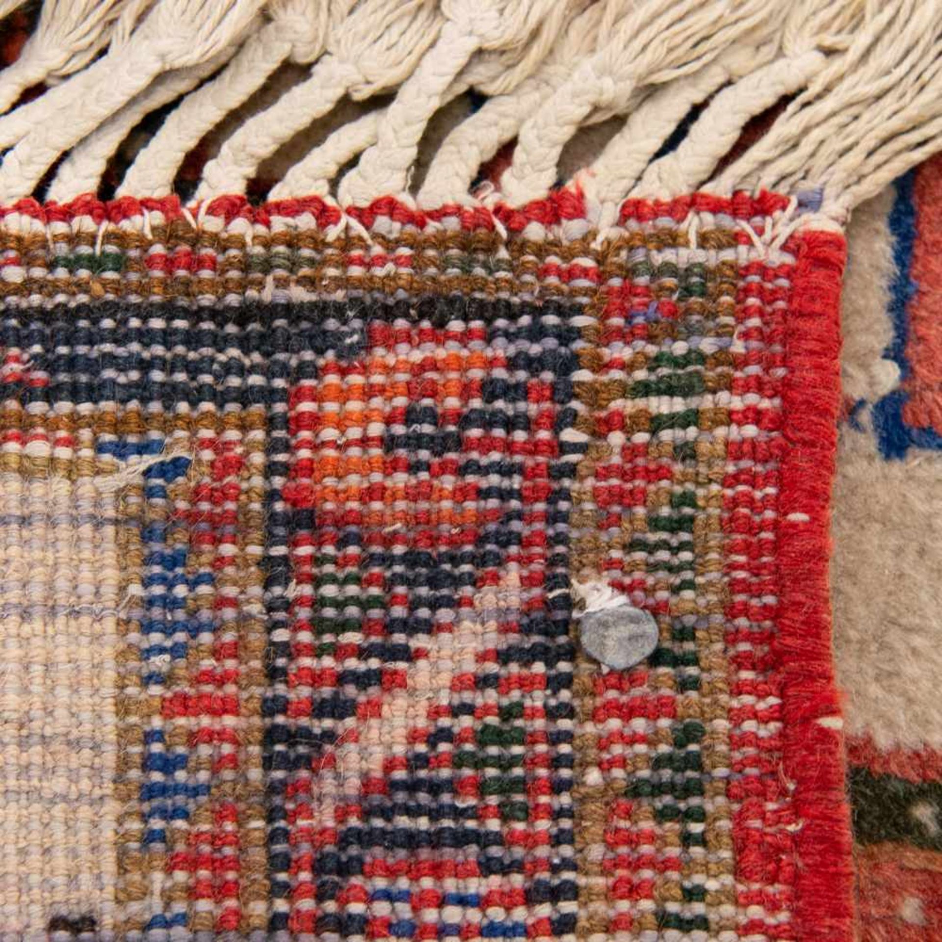 Hand-woven Carpet Length: 144 cm , Width: 200 cm, Hight: 0 cm, Diameter: 0 cm - Bild 2 aus 3