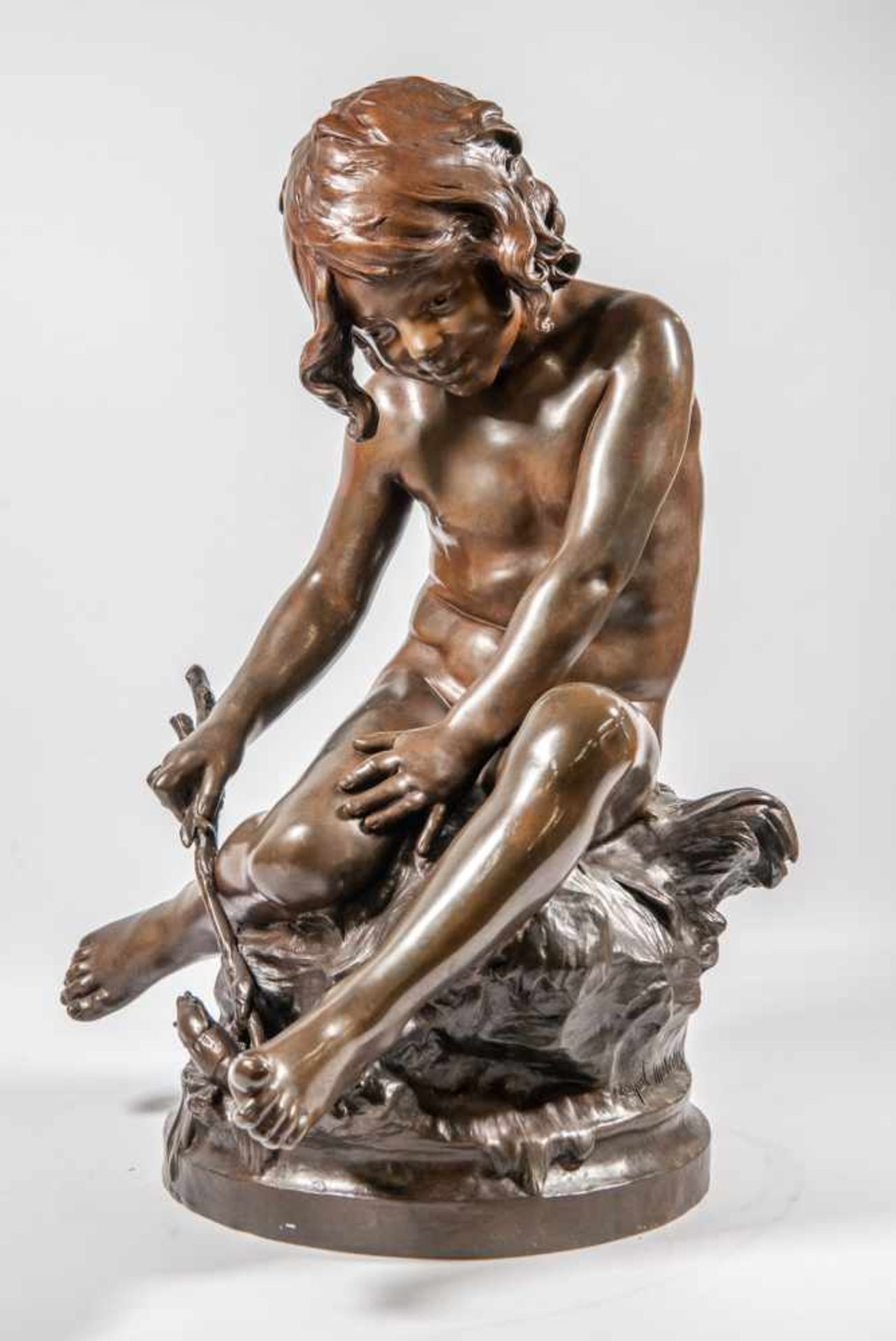 Auguste MOREAU (1834-1917)Auguste MOREAU (1834-1917), bronze statue, 19th century Length: 43 cm , - Bild 2 aus 10