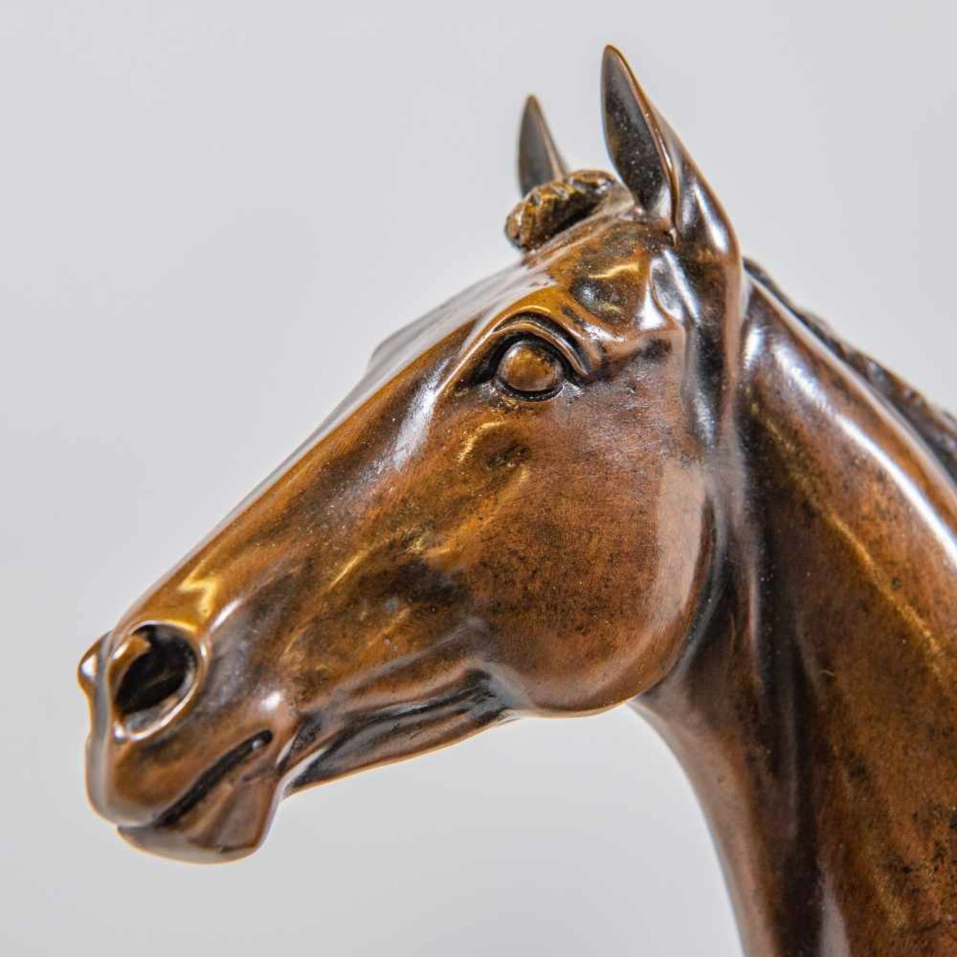 Georges MALISSARD (1877-1942)Georges MALISSARD (1877-1942), Bronze statue of a horse Length: 45 cm , - Bild 7 aus 8