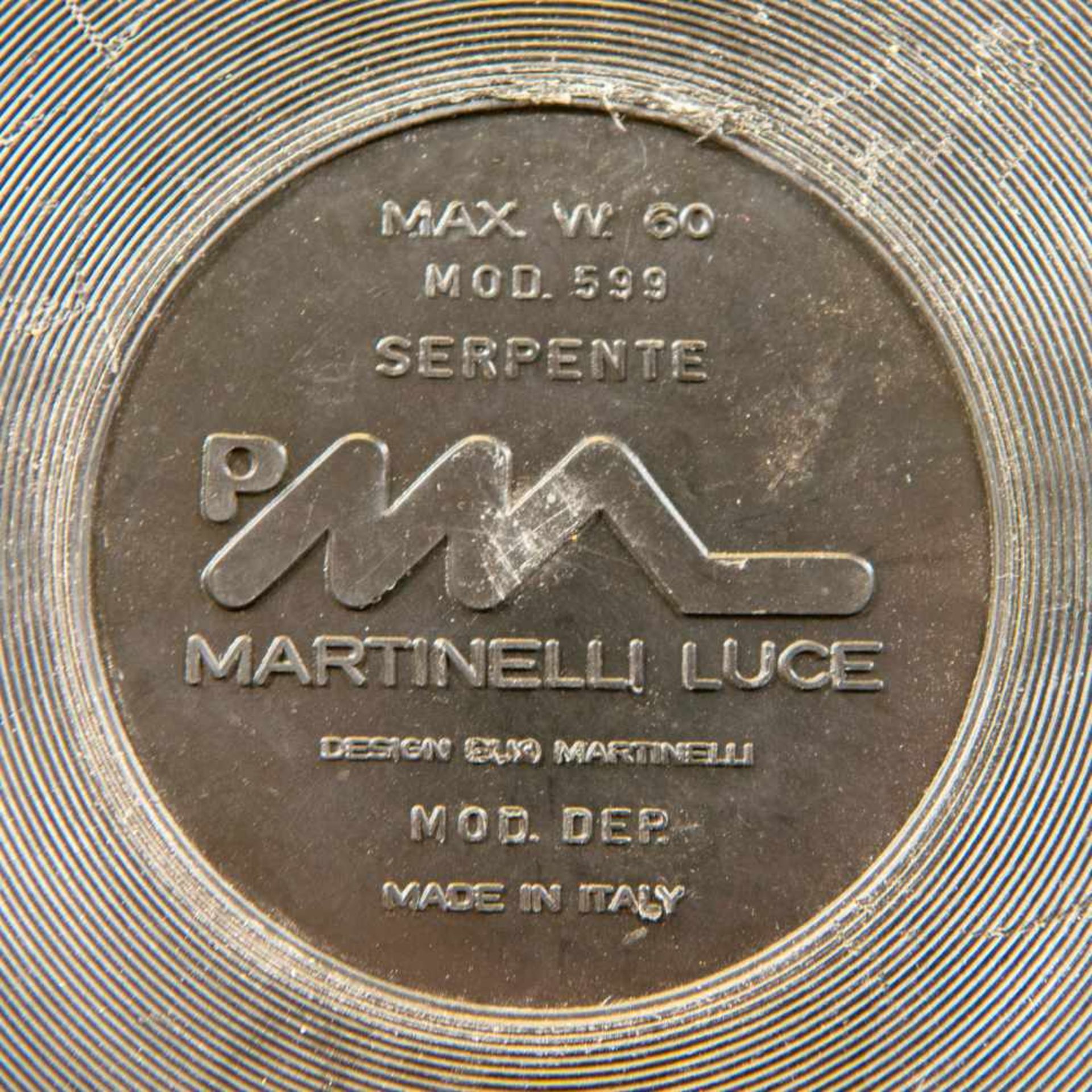 Elio MARTINELLI (1921-2004)Elio MARTINELLI (1921-2004), Serpente model 599 for Martinelli Luce. - Image 5 of 5