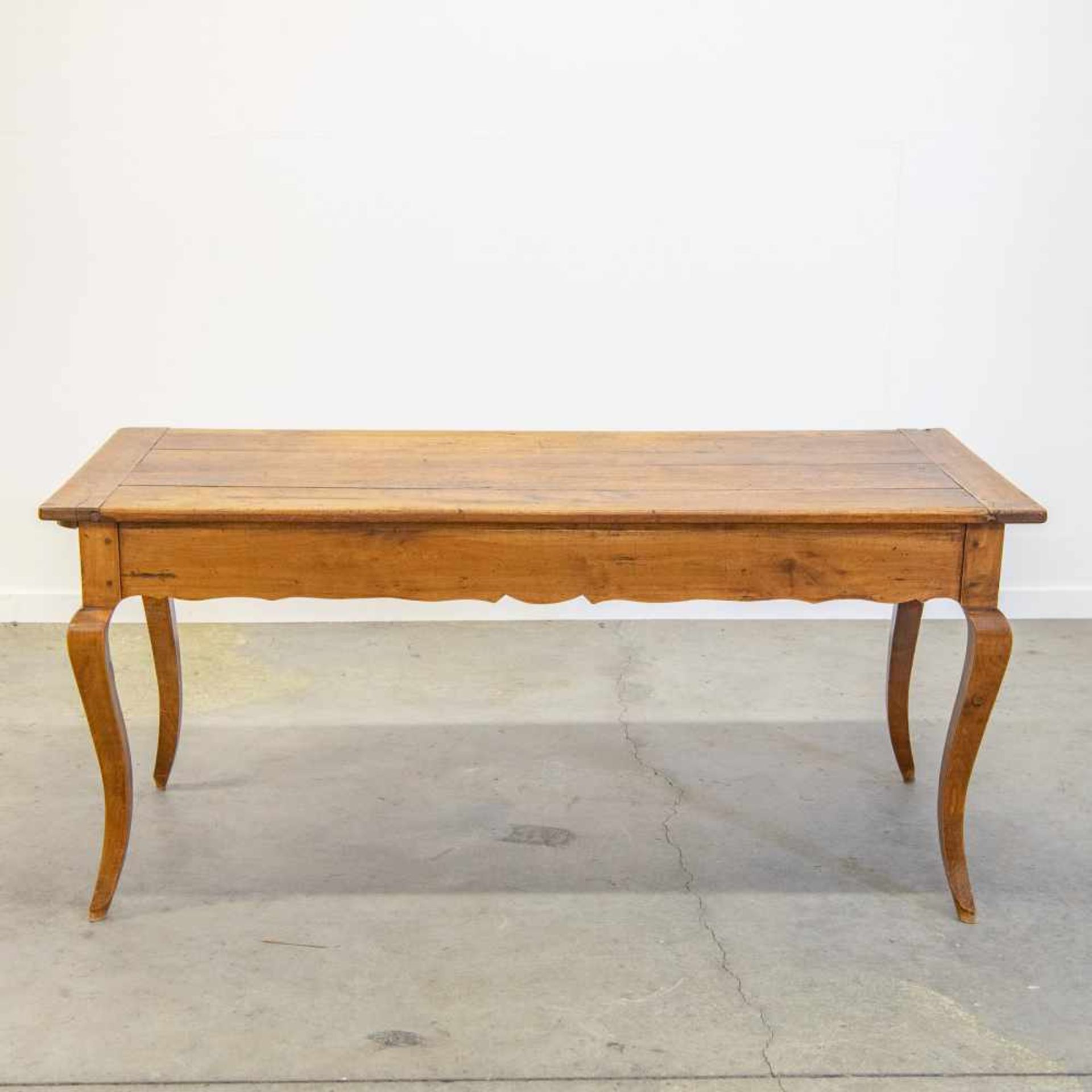 18th century dining room table, with drawer. Length: 175 cm , Width: 75 cm, Hight: 76 cm,