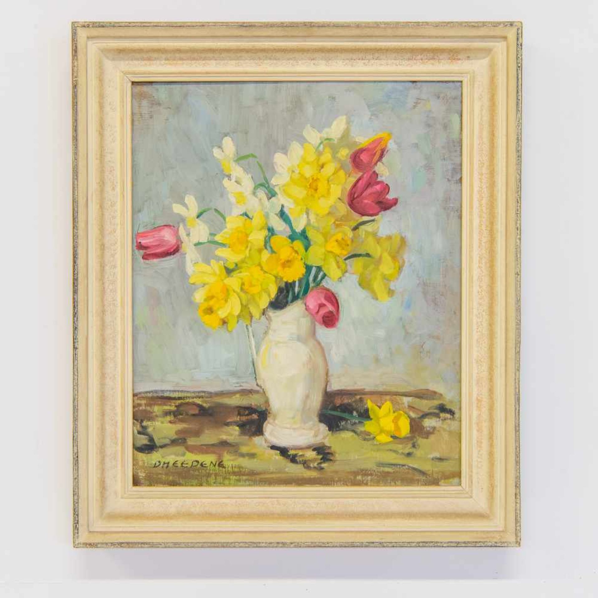 Georges DHEEDENE (1909-1973)Georges DHEEDENE (1909-1973), flower stilllife, Oil/canvas Length: 0