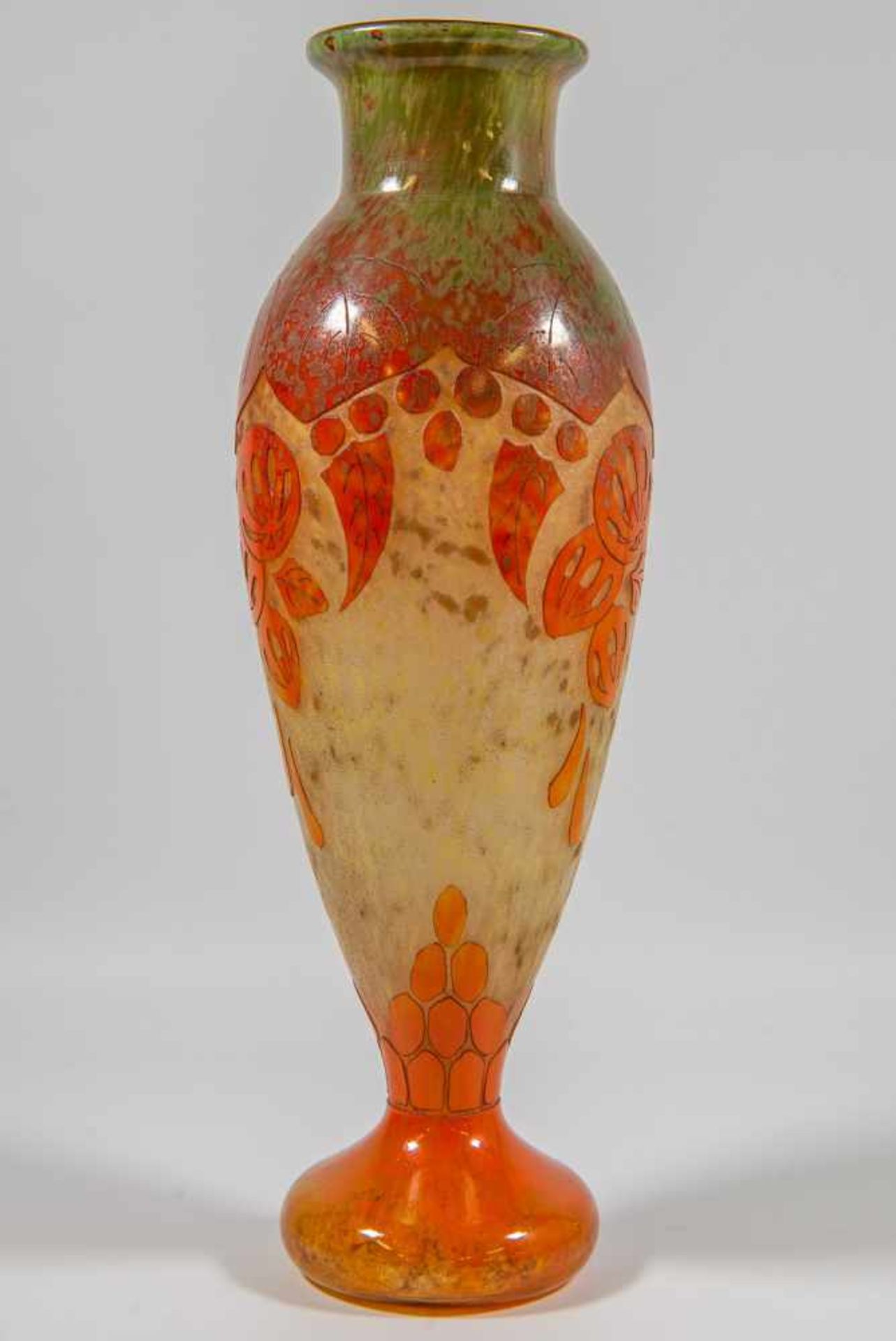 SCHNEIDERSchneider, glass vase, marked on base. Length: 0 cm , Width: 0 cm, Hight: 45 cm, - Bild 7 aus 8