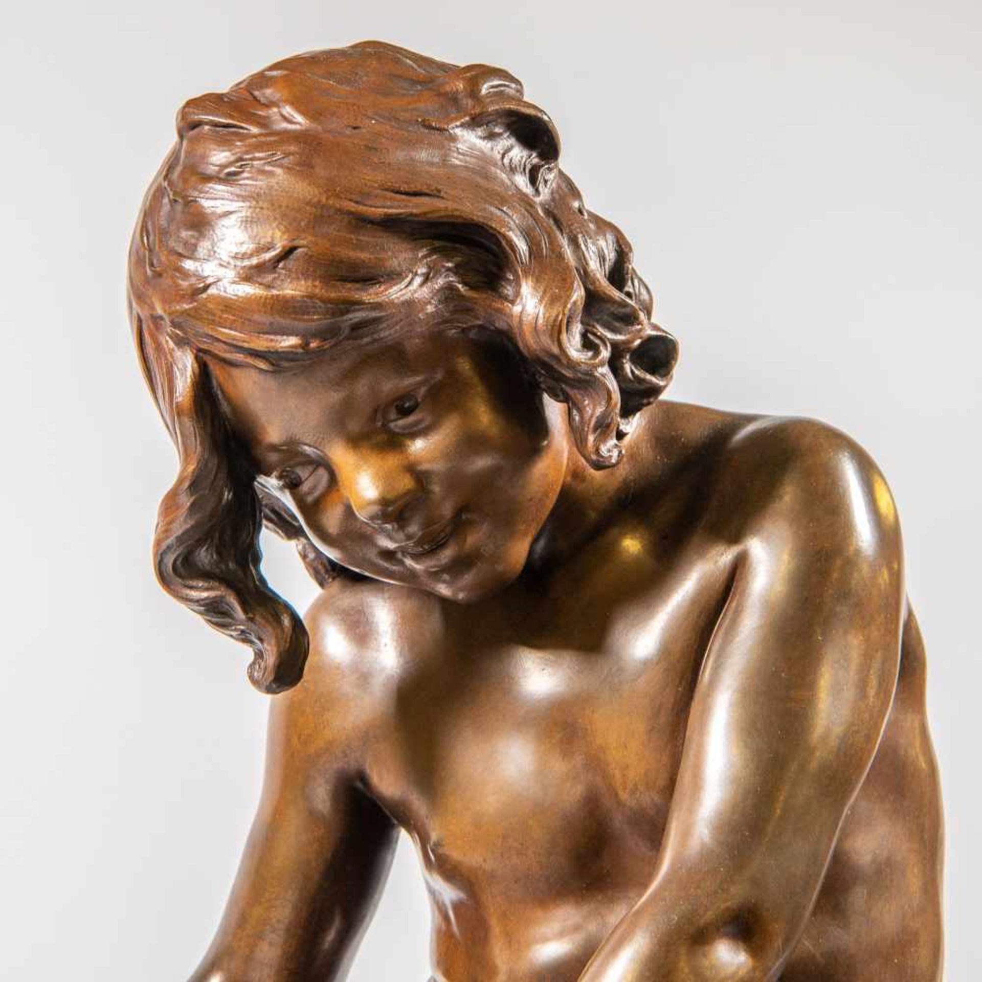 Auguste MOREAU (1834-1917)Auguste MOREAU (1834-1917), bronze statue, 19th century Length: 43 cm , - Bild 3 aus 10