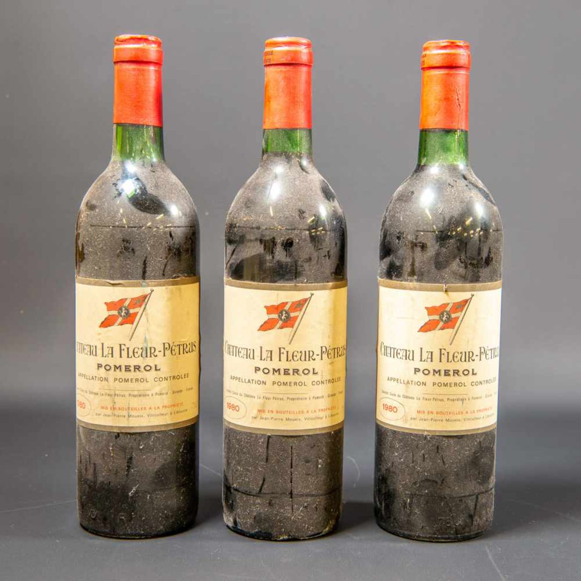 Chateau La Fleur Petrus, 1980, 3 bottles Length: 0 cm , Width: 0 cm, Hight: 0 cm, Diameter: 0 cm