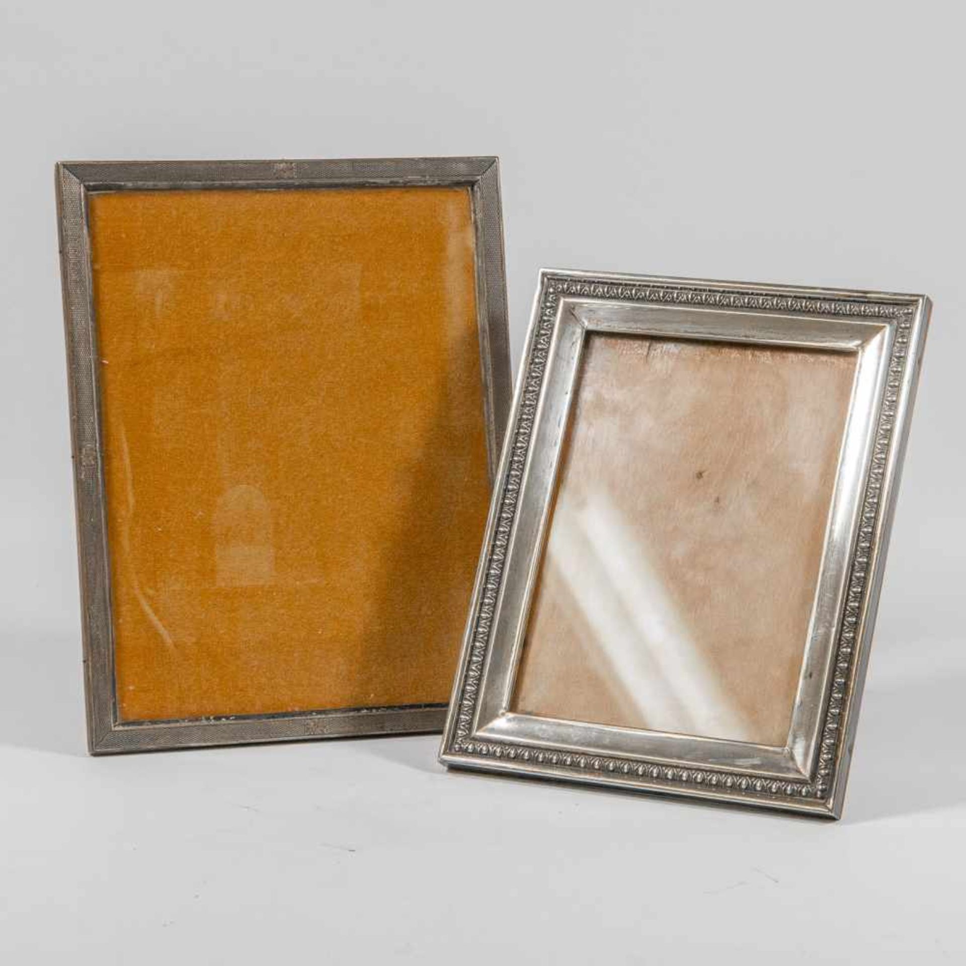 Set of 3 picture frames, silver, marked 800 Length: 0 cm , Width: 18,5 cm, Hight: 23,5 cm, Diameter: - Bild 2 aus 15