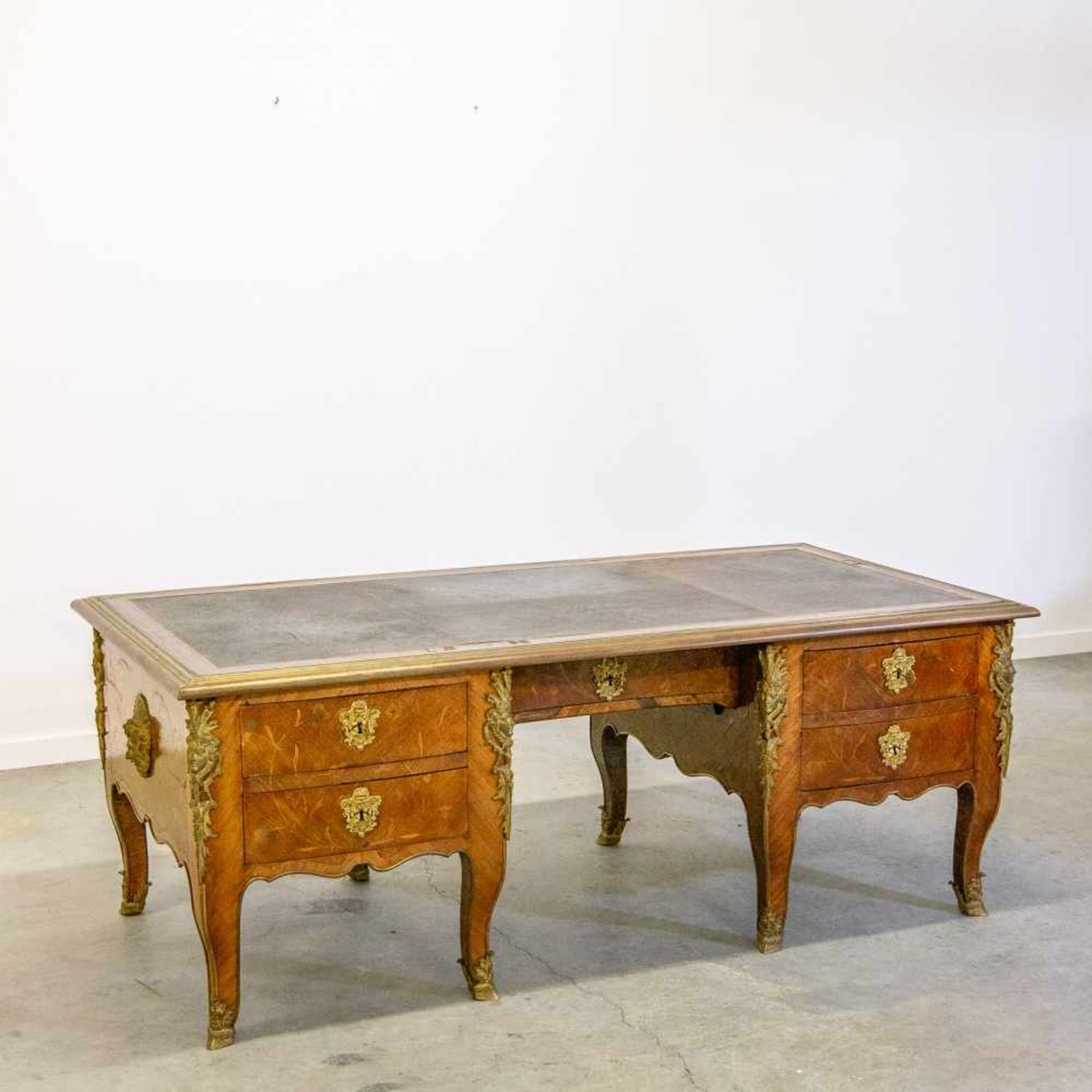 Desk, Napoleon 3 period, around 1850. Length: 195 cm , Width: 97 cm, Hight: 74 cm, Diameter: 0 cm - Bild 13 aus 13