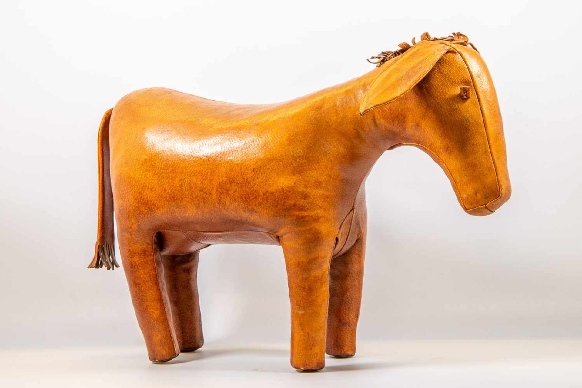 Dimitri OMERSA (1927-1975)Dimitri OMERSA (1927-1975), leather donkey, 1980's Length: 70 cm , - Bild 2 aus 6