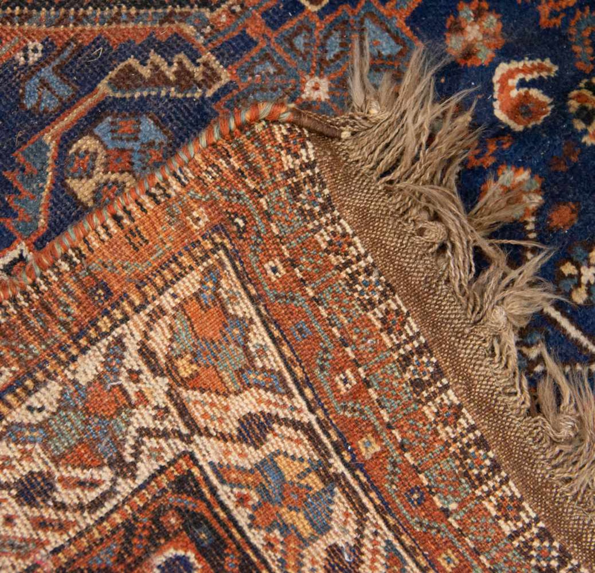 Hand-woven Carpet Length: 111 cm , Width: 157 cm, Hight: 0 cm, Diameter: 0 cm - Bild 2 aus 3