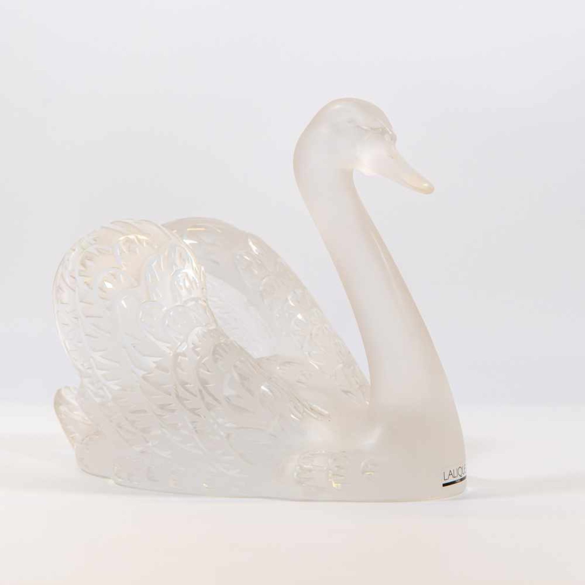 Crystal Swan, Lalique, France Length: 30 cm , Width: 20 cm, Hight: 24 cm, Diameter: 0 cm - Bild 13 aus 14