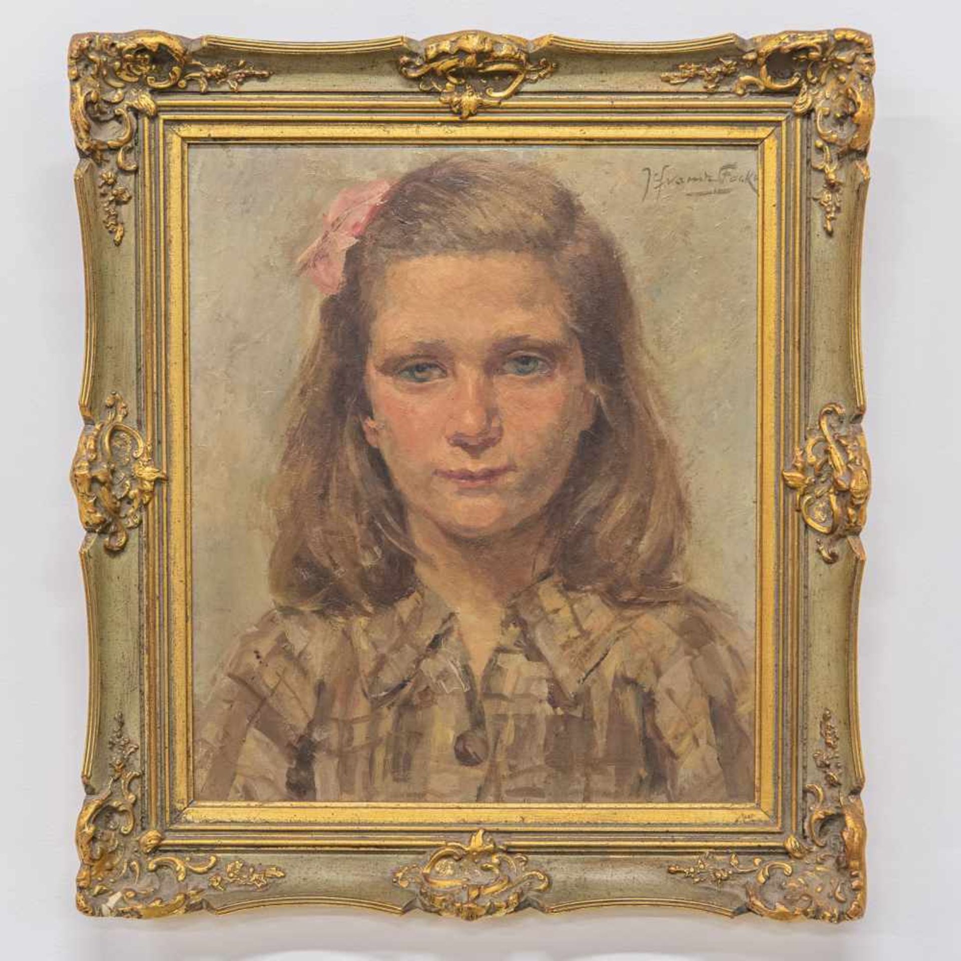 Jef VAN DE FACKERE (1879-1946)Jef VAN DE FACKERE (1879-1946), Portrait, oil/panel Length: 0 cm ,