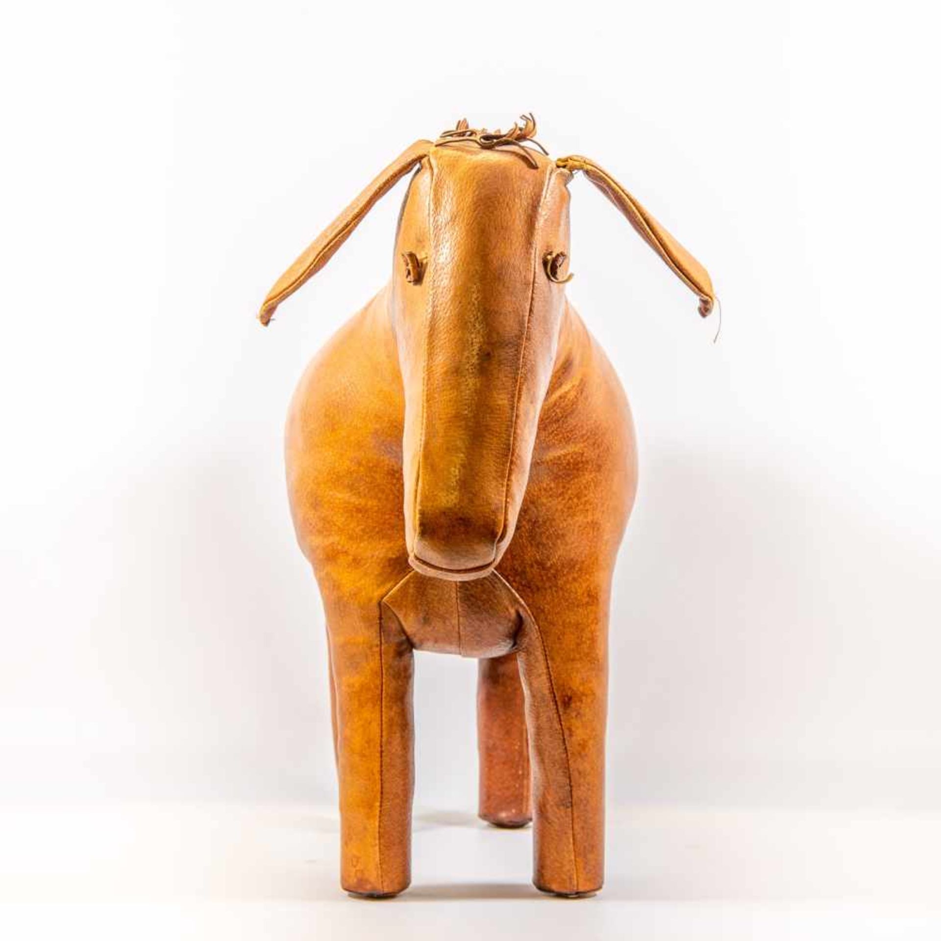 Dimitri OMERSA (1927-1975)Dimitri OMERSA (1927-1975), leather donkey, 1980's Length: 70 cm ,