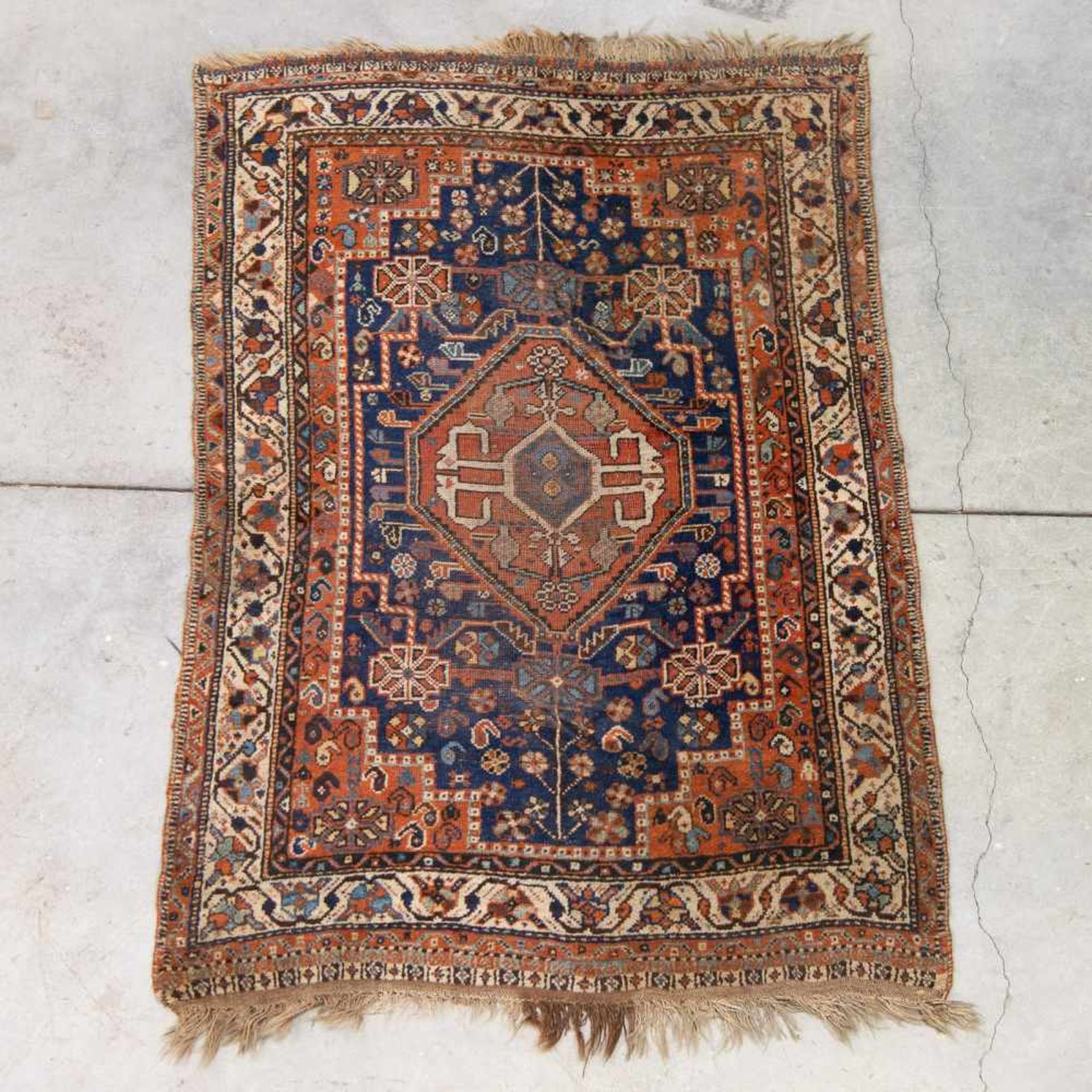 Hand-woven Carpet Length: 111 cm , Width: 157 cm, Hight: 0 cm, Diameter: 0 cm