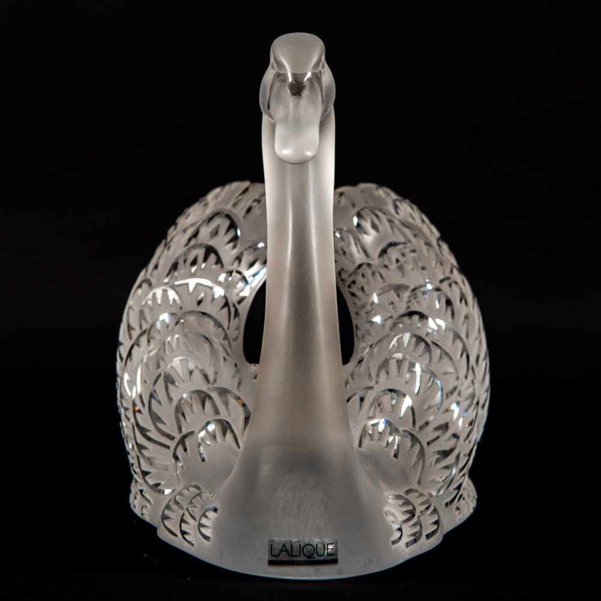 Crystal Swan, Lalique, France Length: 30 cm , Width: 20 cm, Hight: 24 cm, Diameter: 0 cm - Bild 2 aus 14