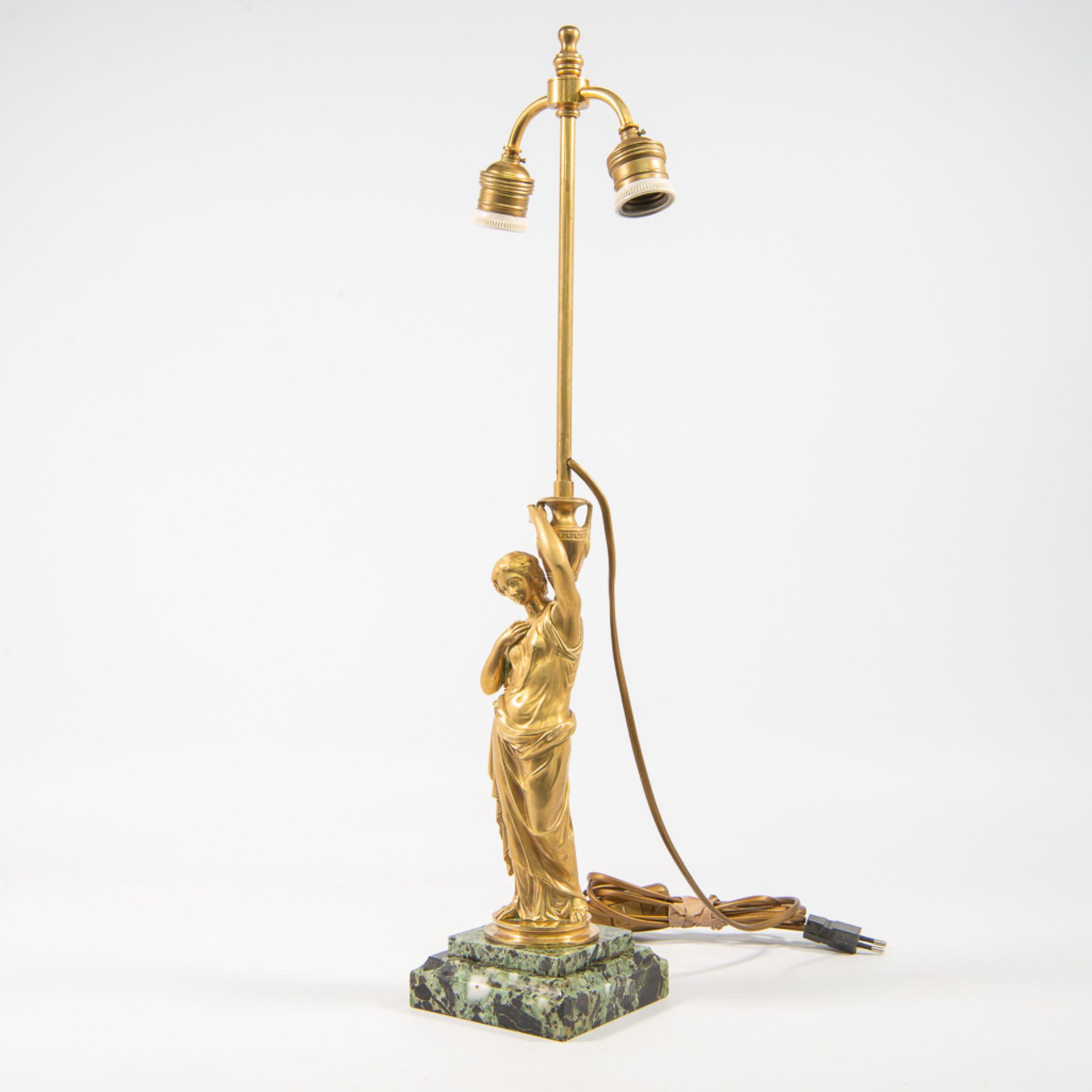 Lamp on bronze base - Image 11 of 14