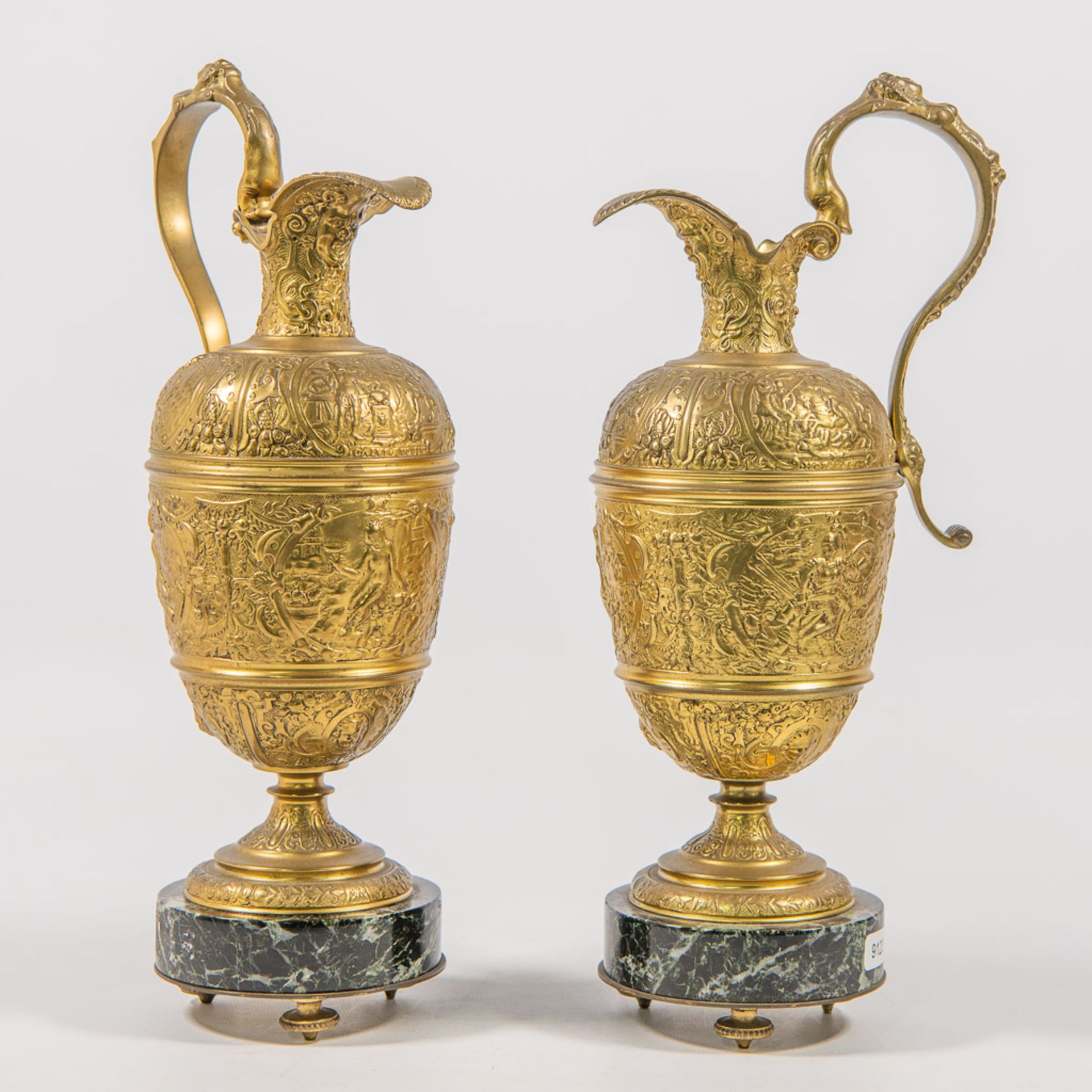 Pair of bronze jars