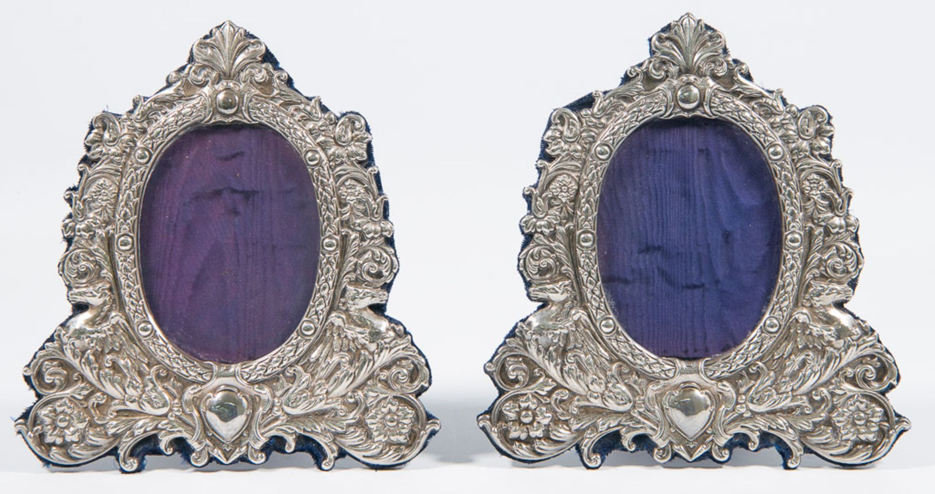 Pair of silver picture frames - Image 3 of 7