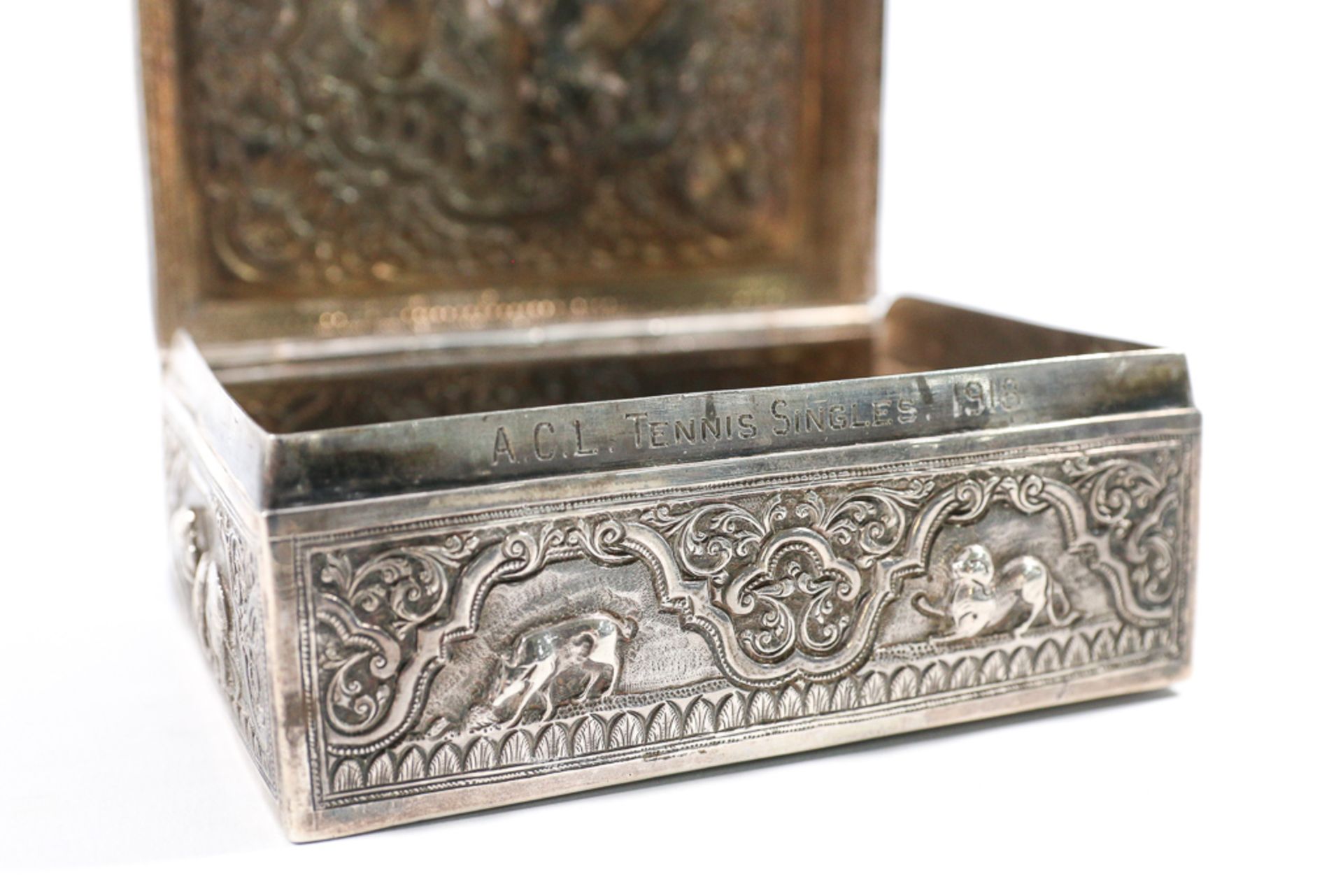 Collection of silver jewelry boxes, eastern origin - Bild 9 aus 12