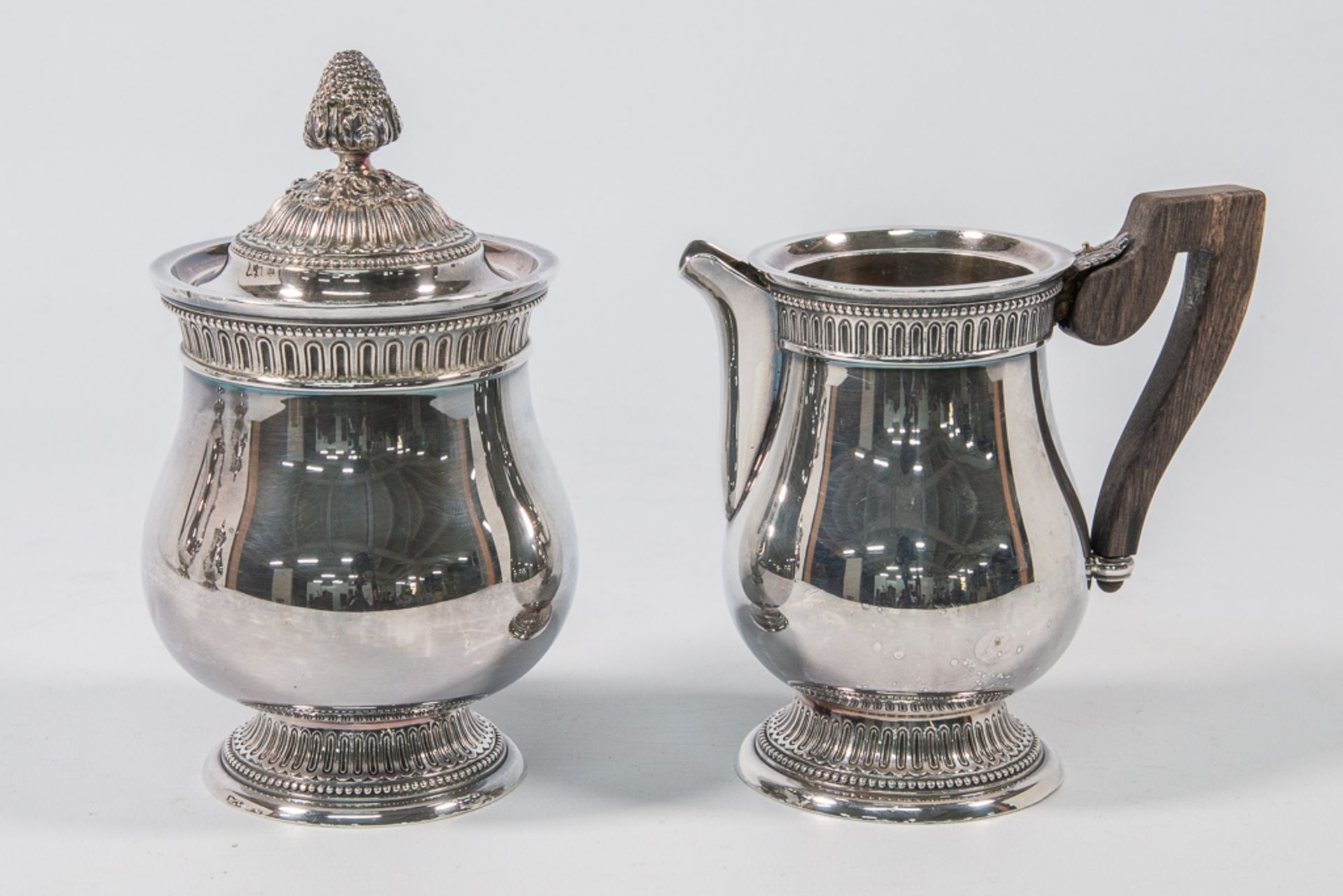 Christofle, Coffee and Teaset, silver-plate - Bild 3 aus 22