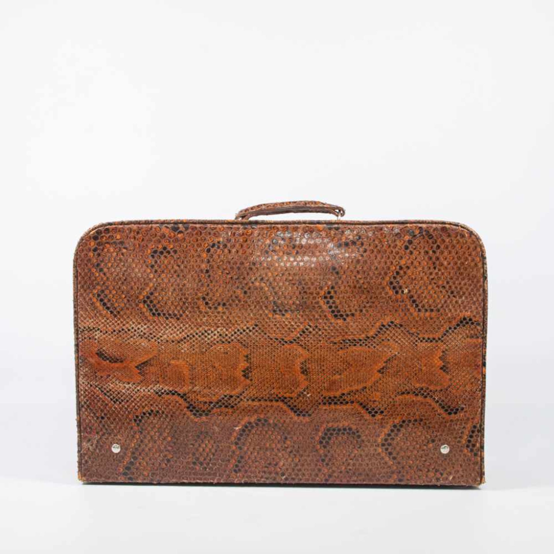 Suitcase in snake leather - Image 10 of 15