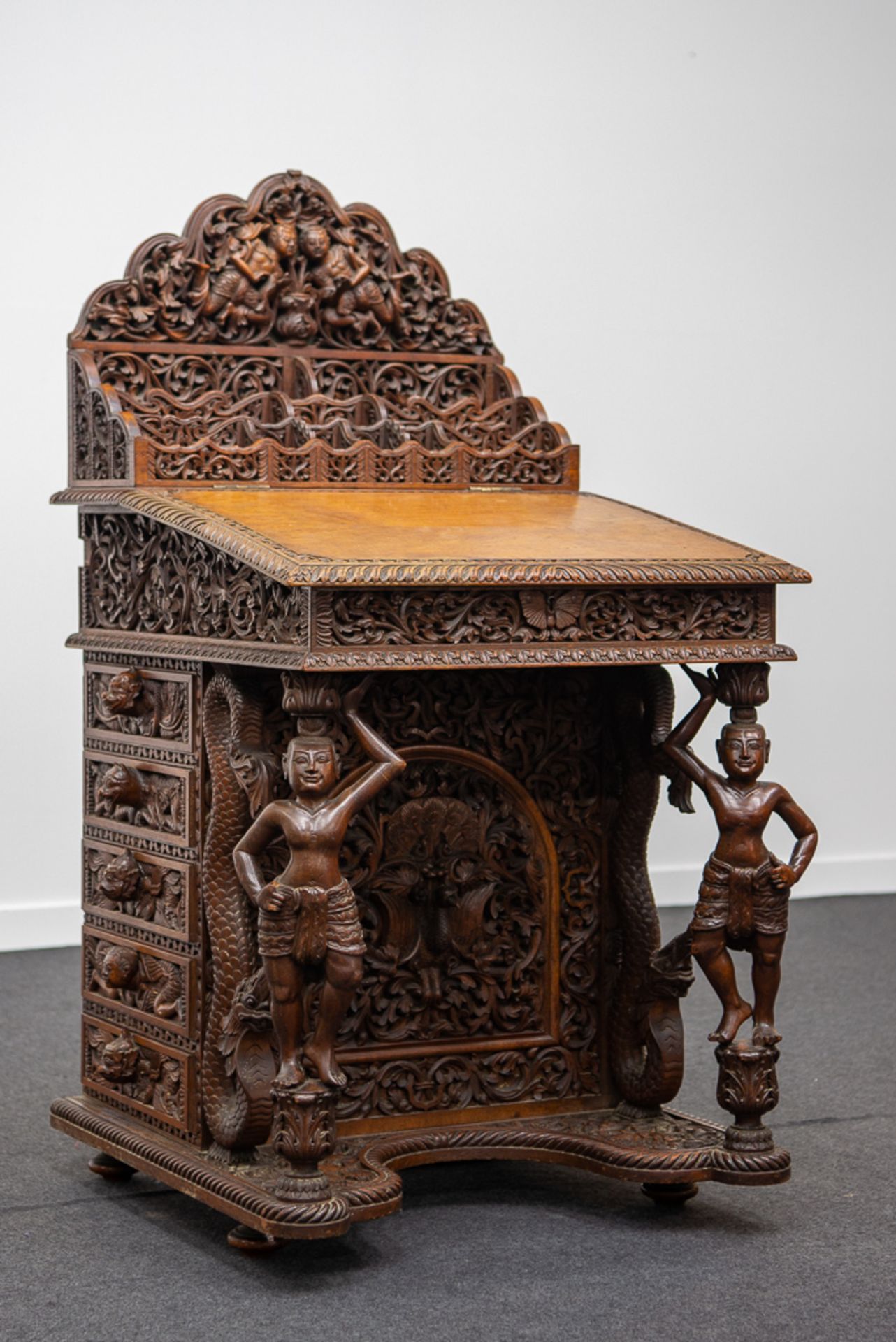 Indonesian davenport desk - Bild 11 aus 23