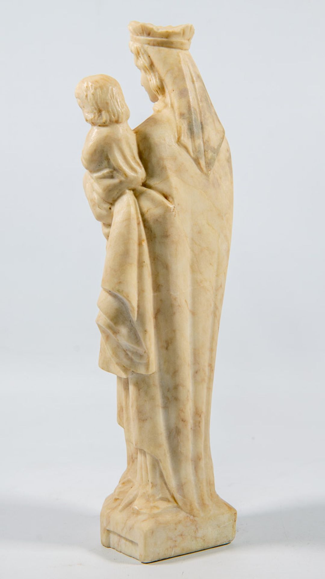 Madonna with Child, marble statue - Bild 9 aus 10