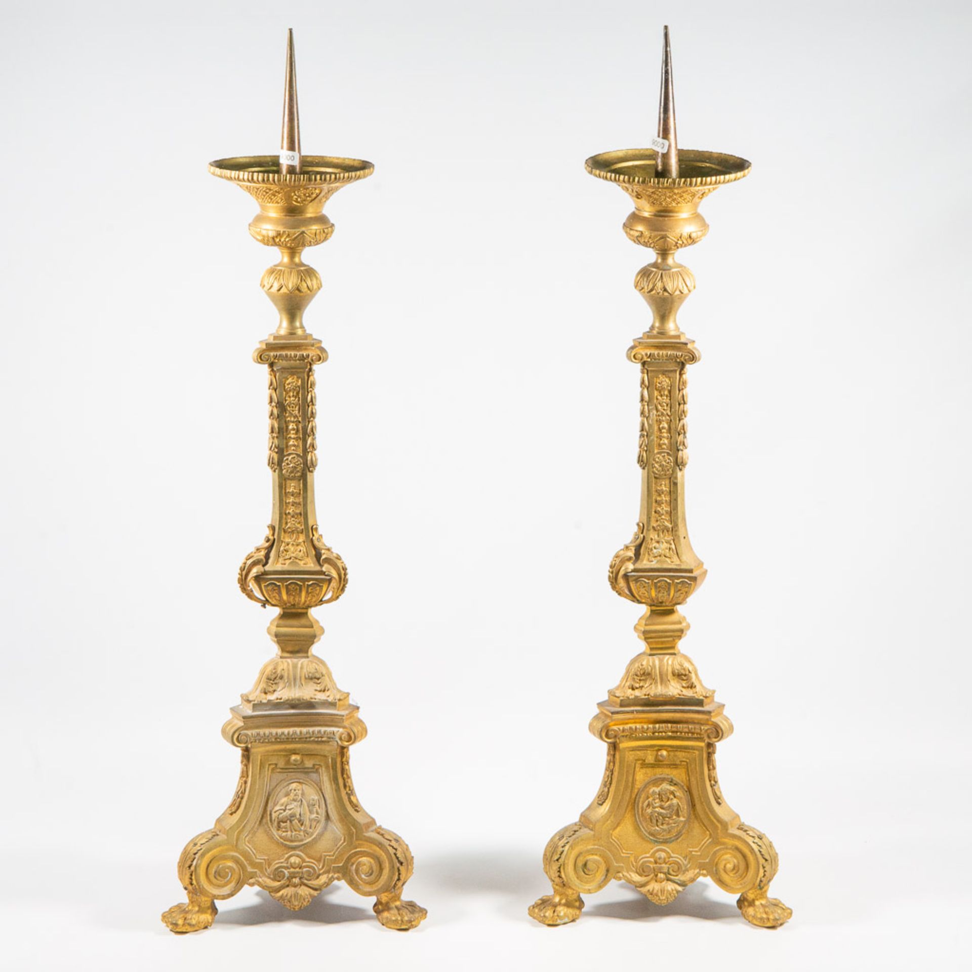 Pair of church Candlesticks - Image 4 of 13