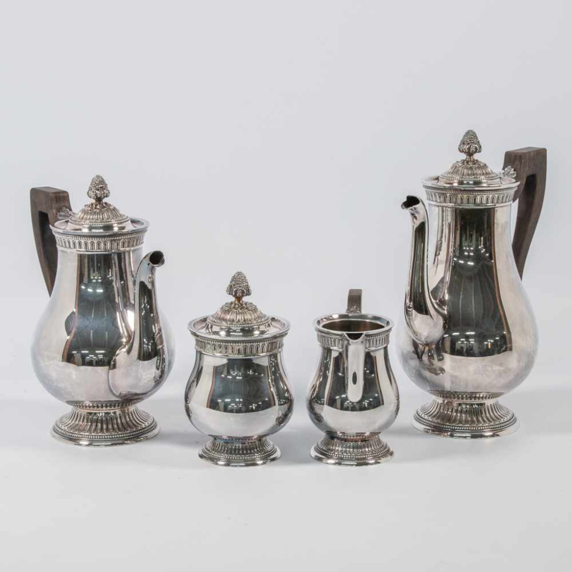 Christofle, Coffee and Teaset, silver-plate - Bild 16 aus 22