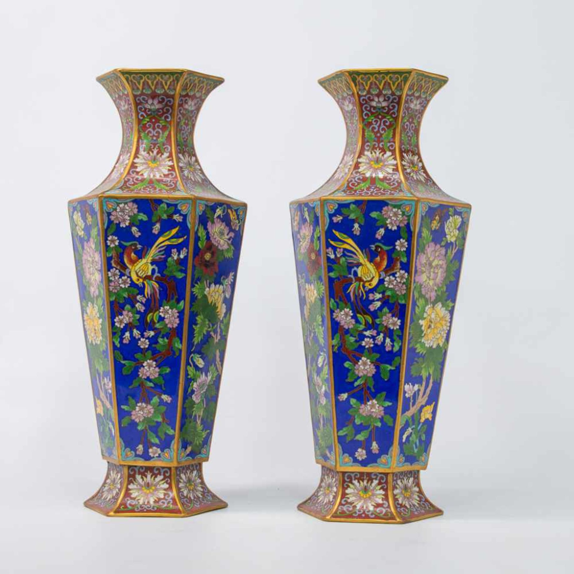 Pair of CloisonnÈ vases