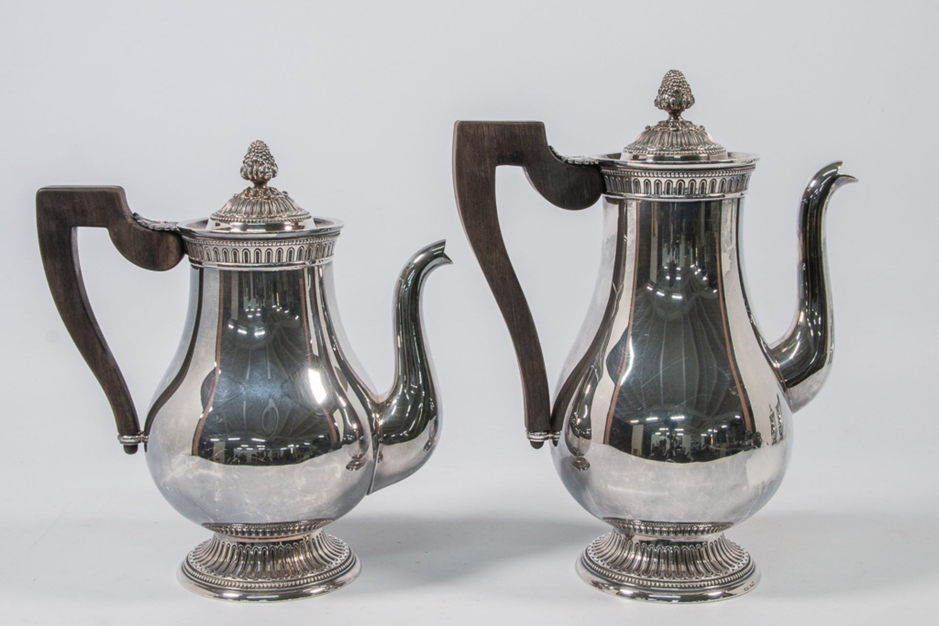 Christofle, Coffee and Teaset, silver-plate - Bild 4 aus 22