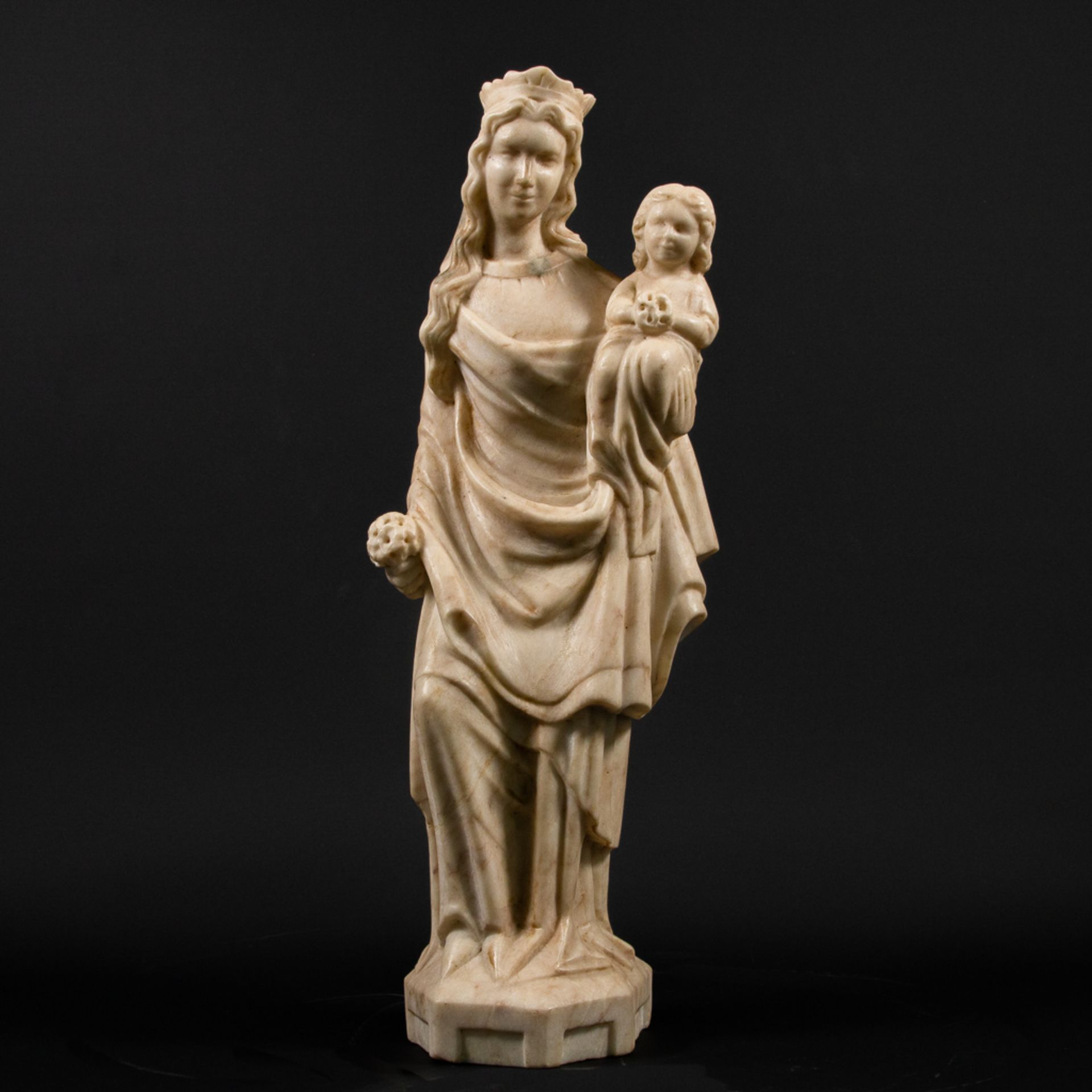 Madonna with Child, marble statue