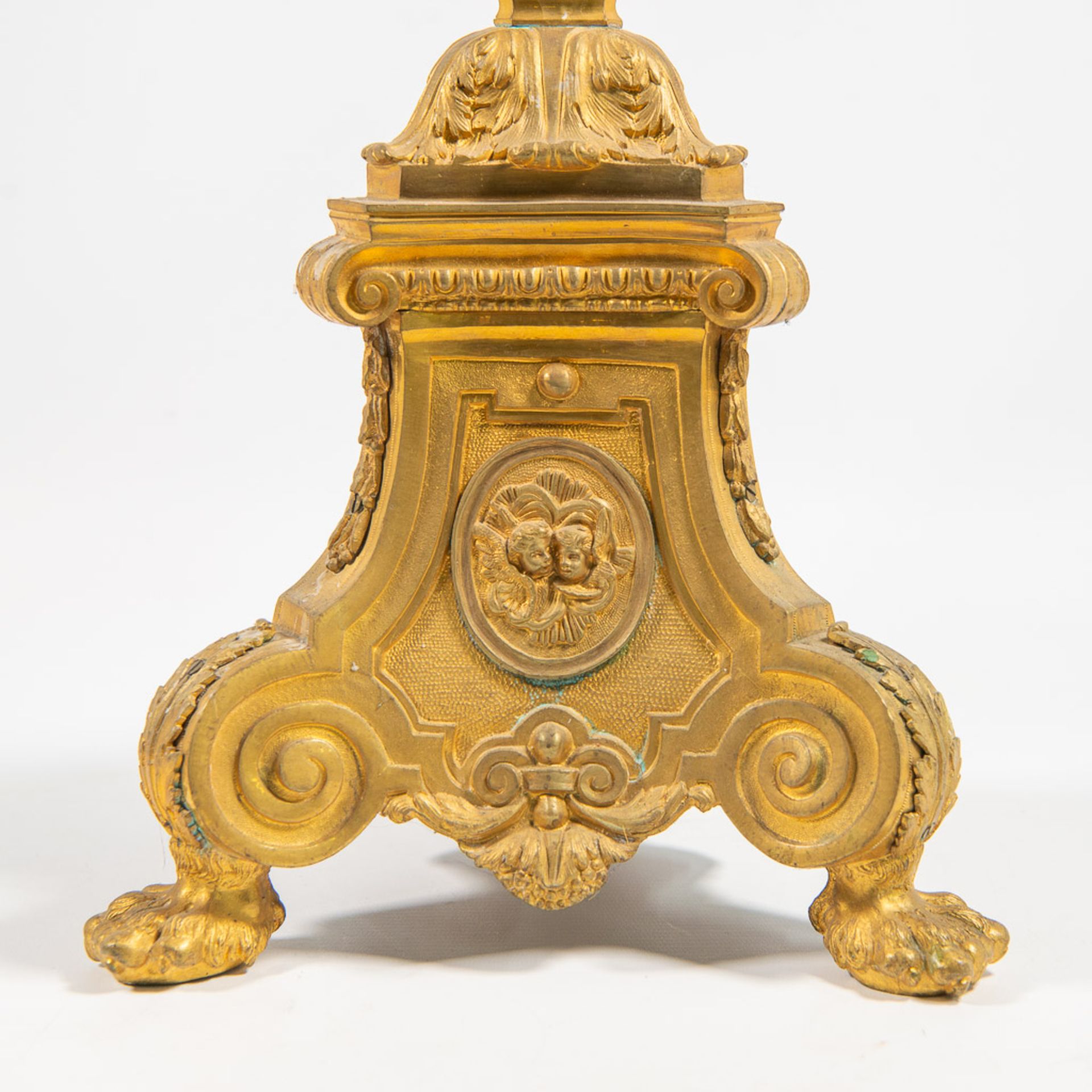 Pair of church Candlesticks - Image 9 of 13