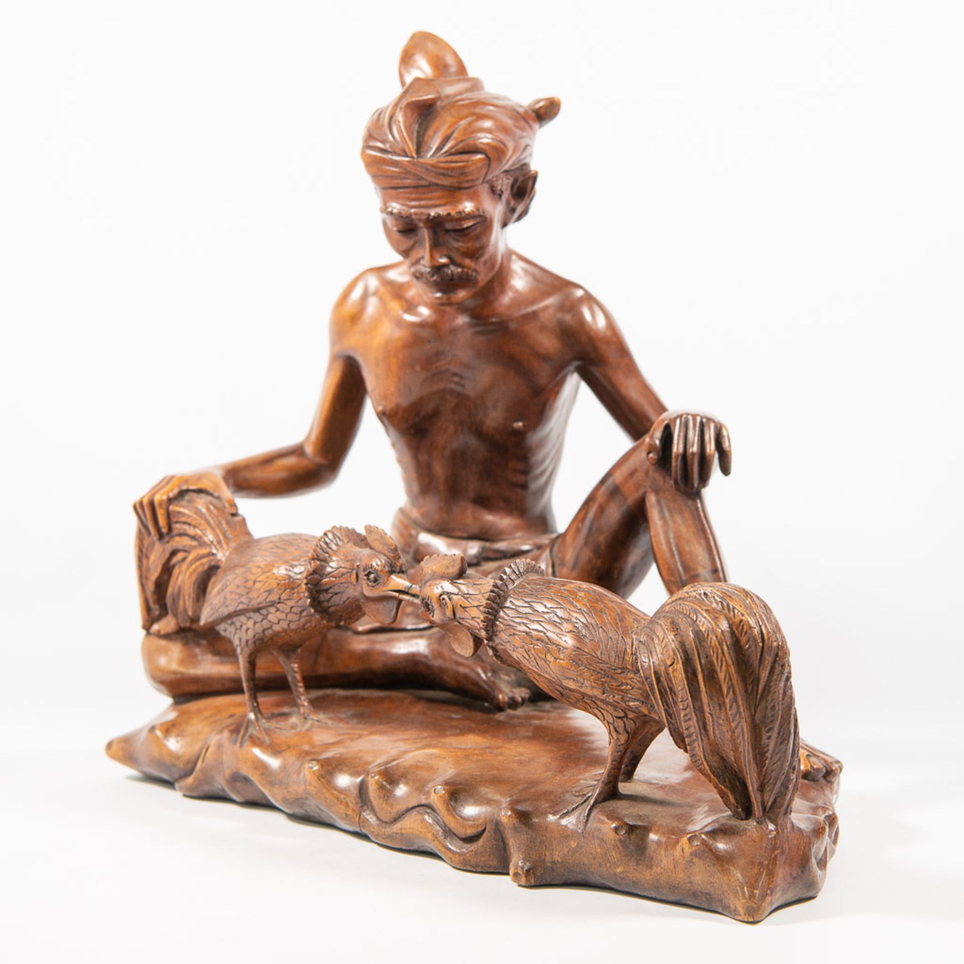 Javanese Wood Sculpture - Image 5 of 10