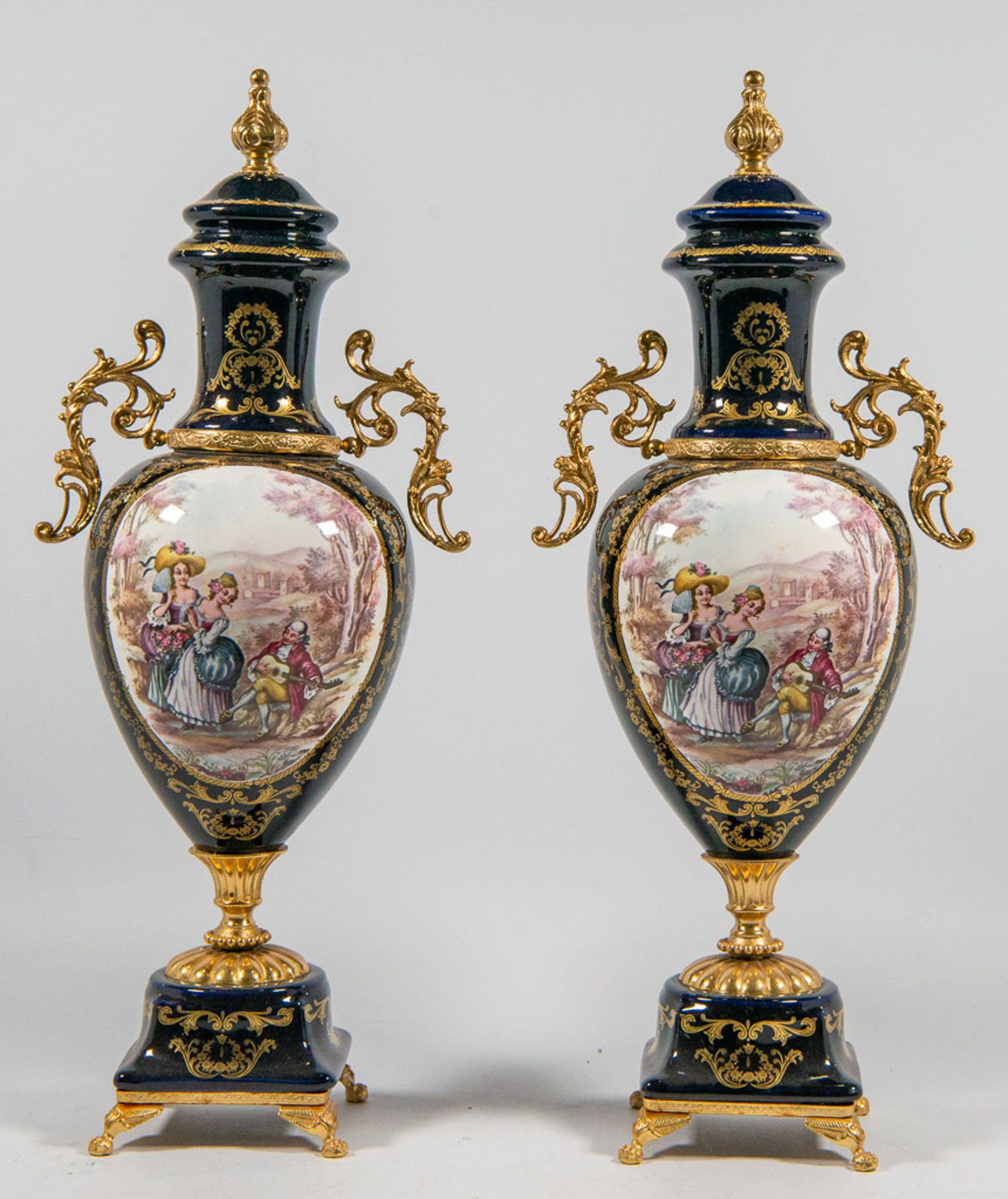Pair of vases in SËvres Style, Alfa Ceramice - Bild 6 aus 11