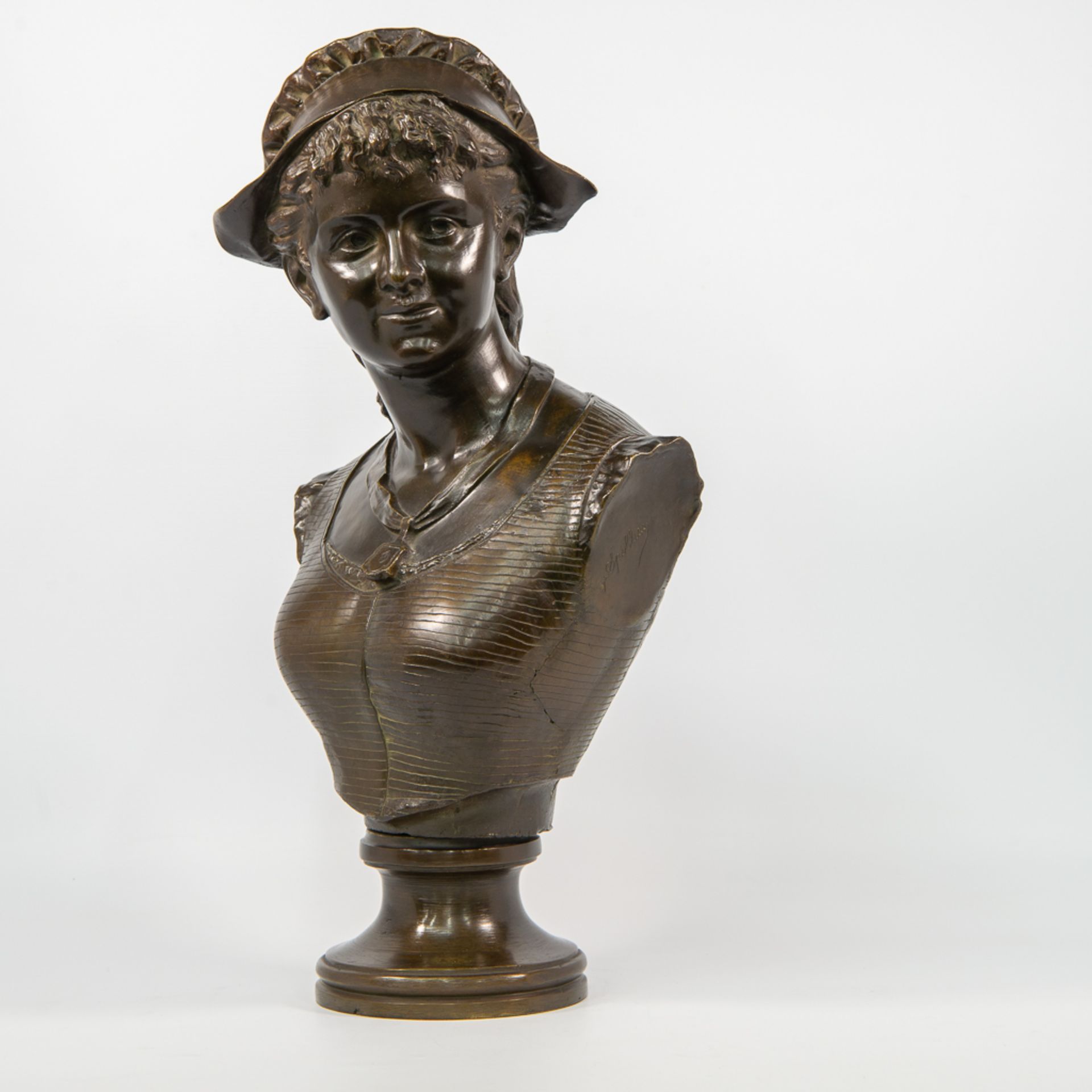 Bronze buste - Image 18 of 18