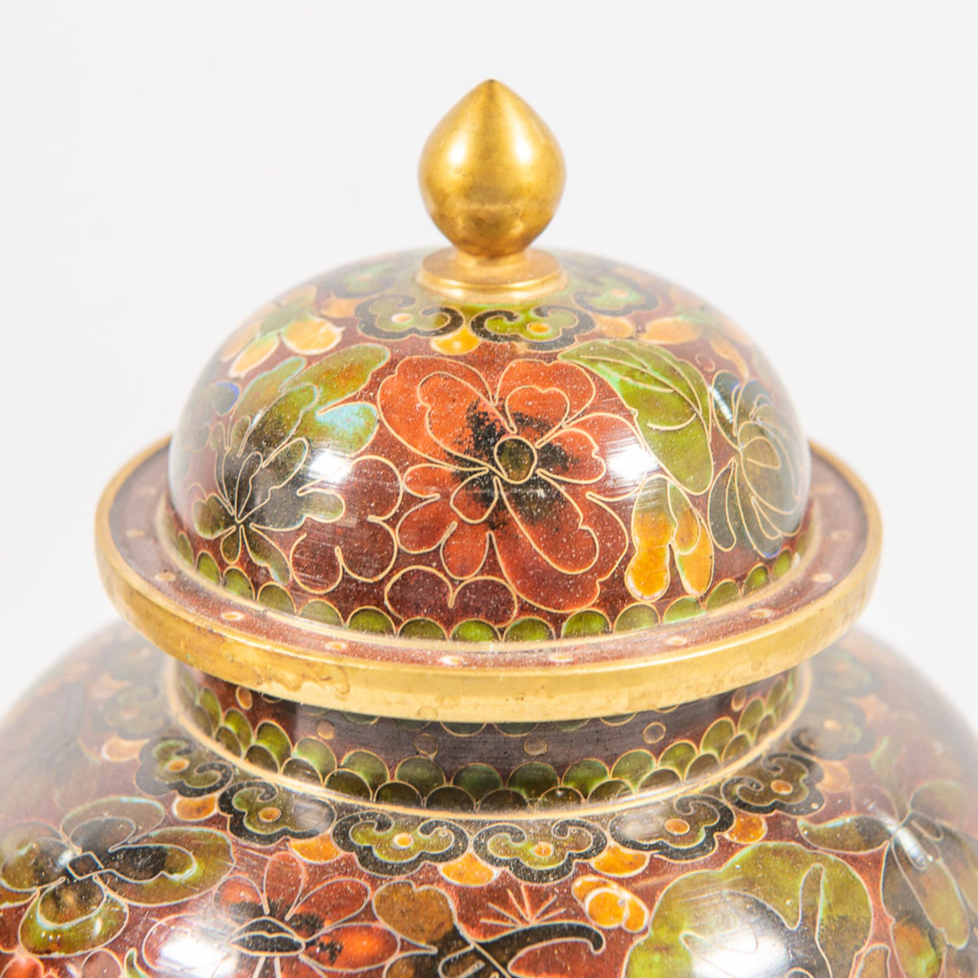 Collection of CloisonnÈ vases - Image 5 of 19