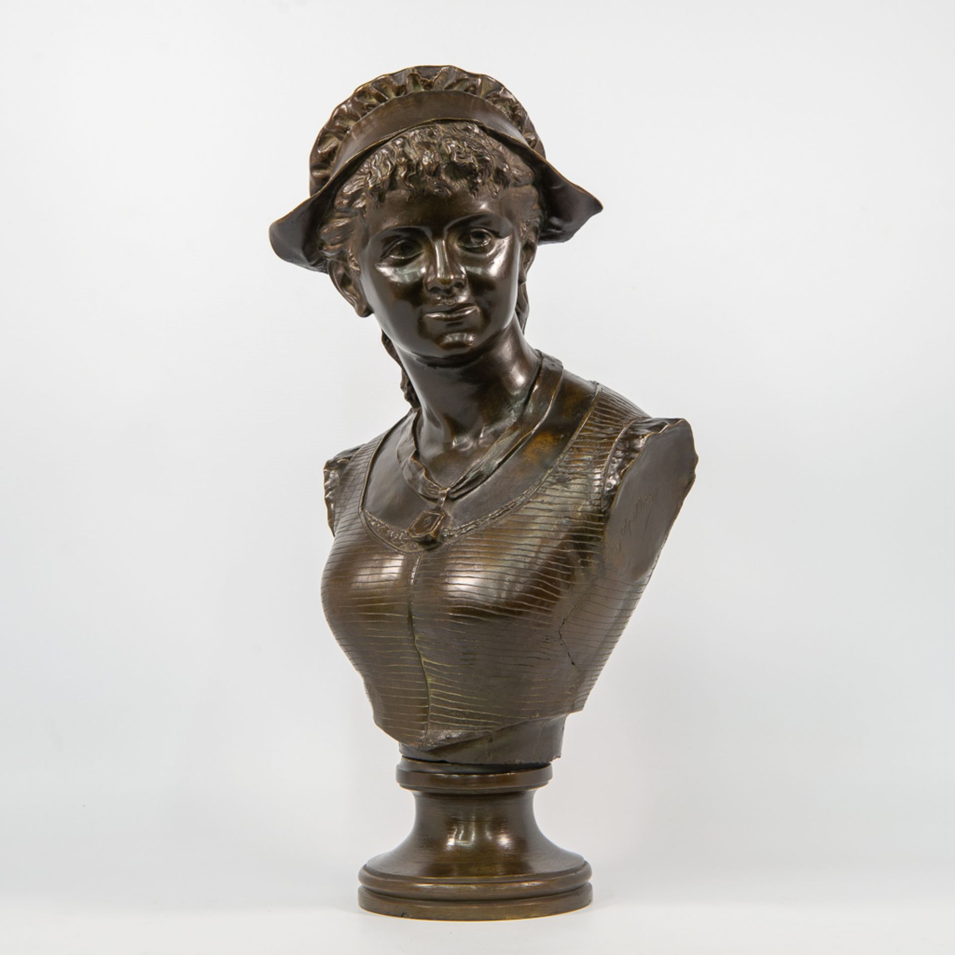 Bronze buste - Image 7 of 18