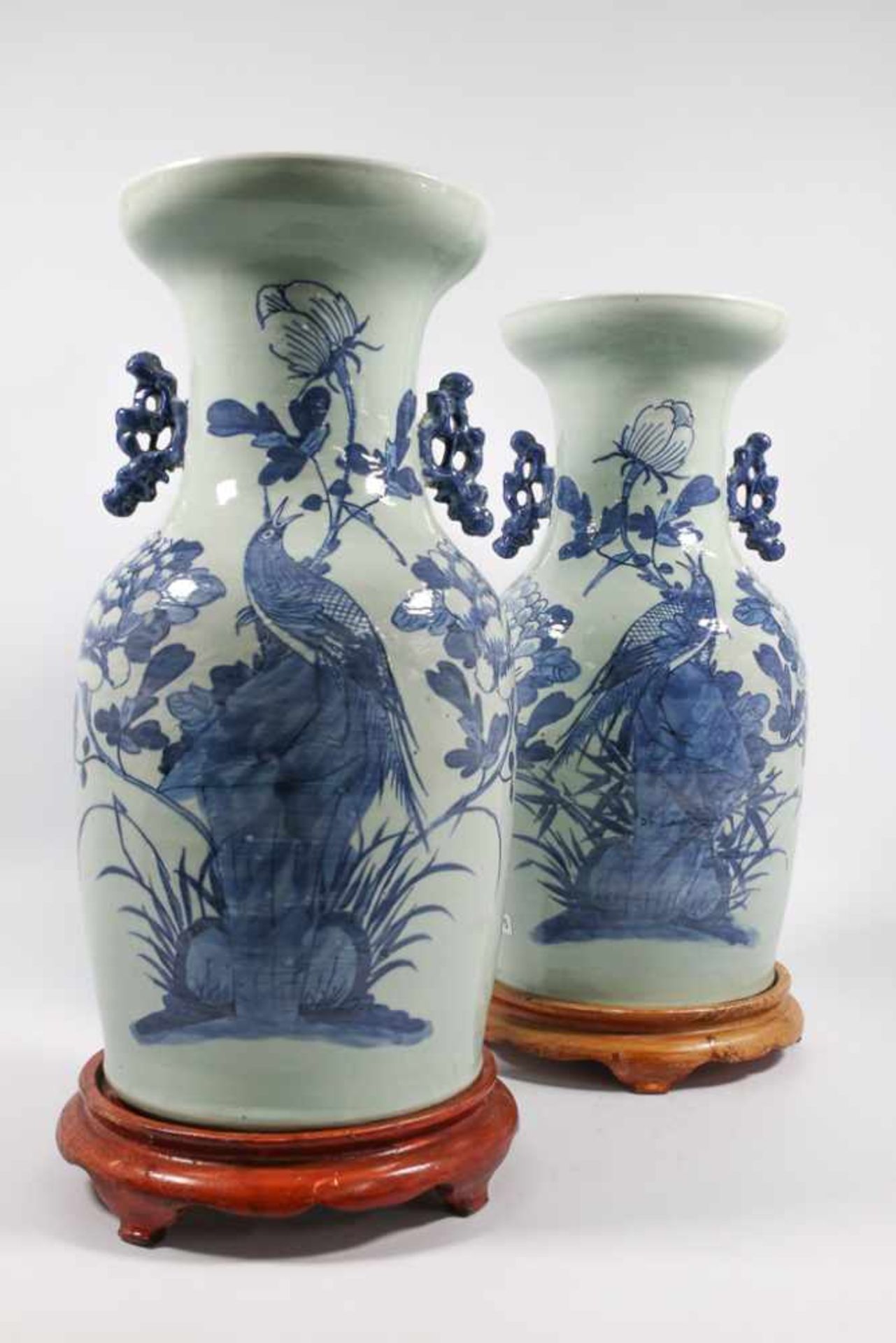 Pair of Chinese vases - Image 10 of 16