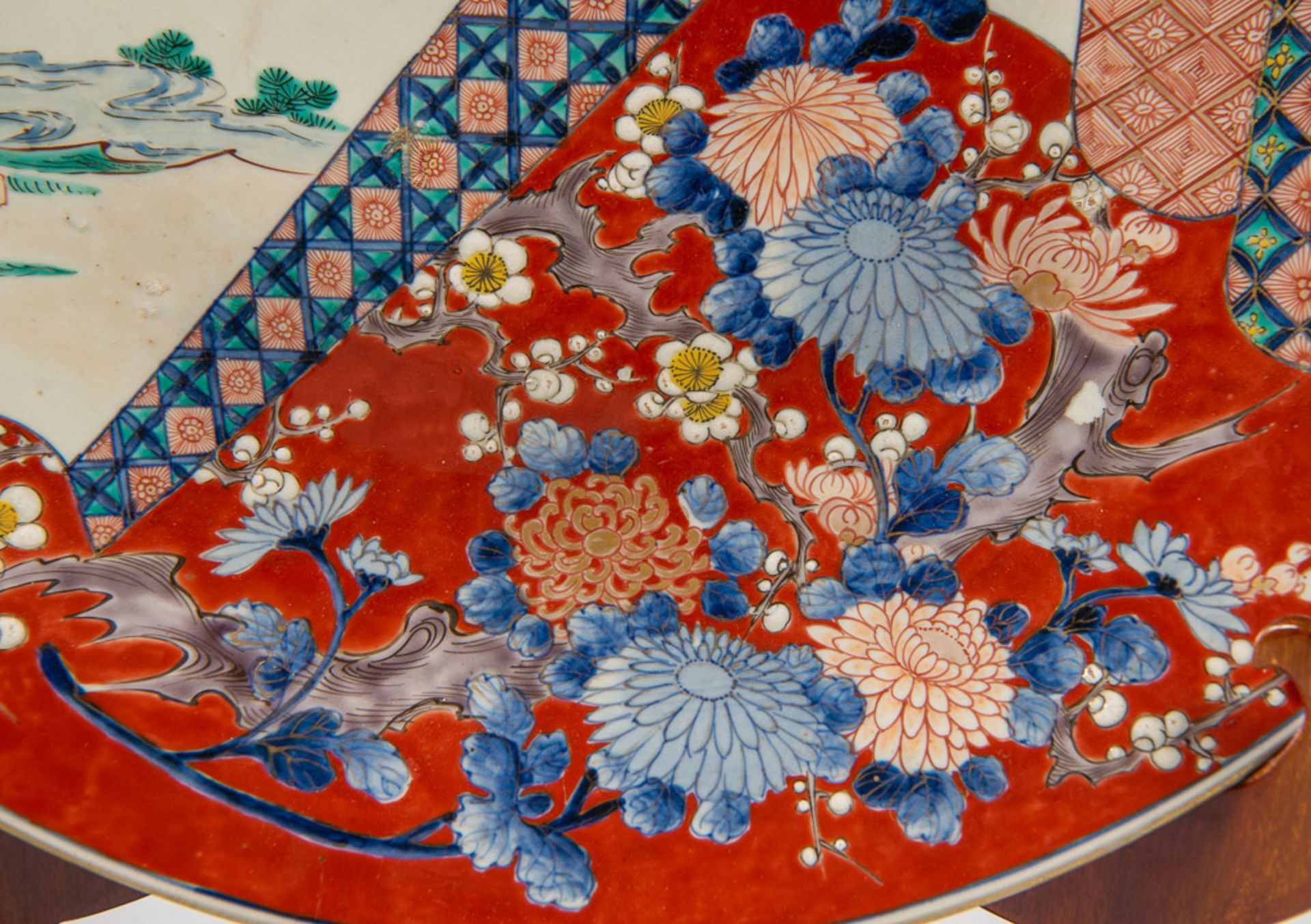 Large Japanese display plate - Image 6 of 13