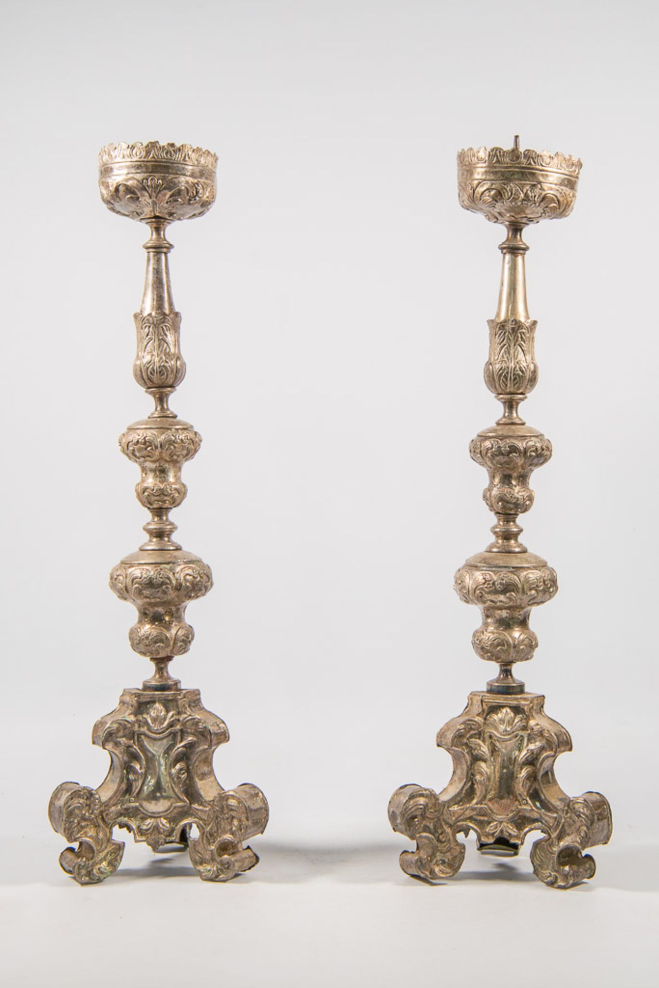 Pair of Antique Italian Candlesticks