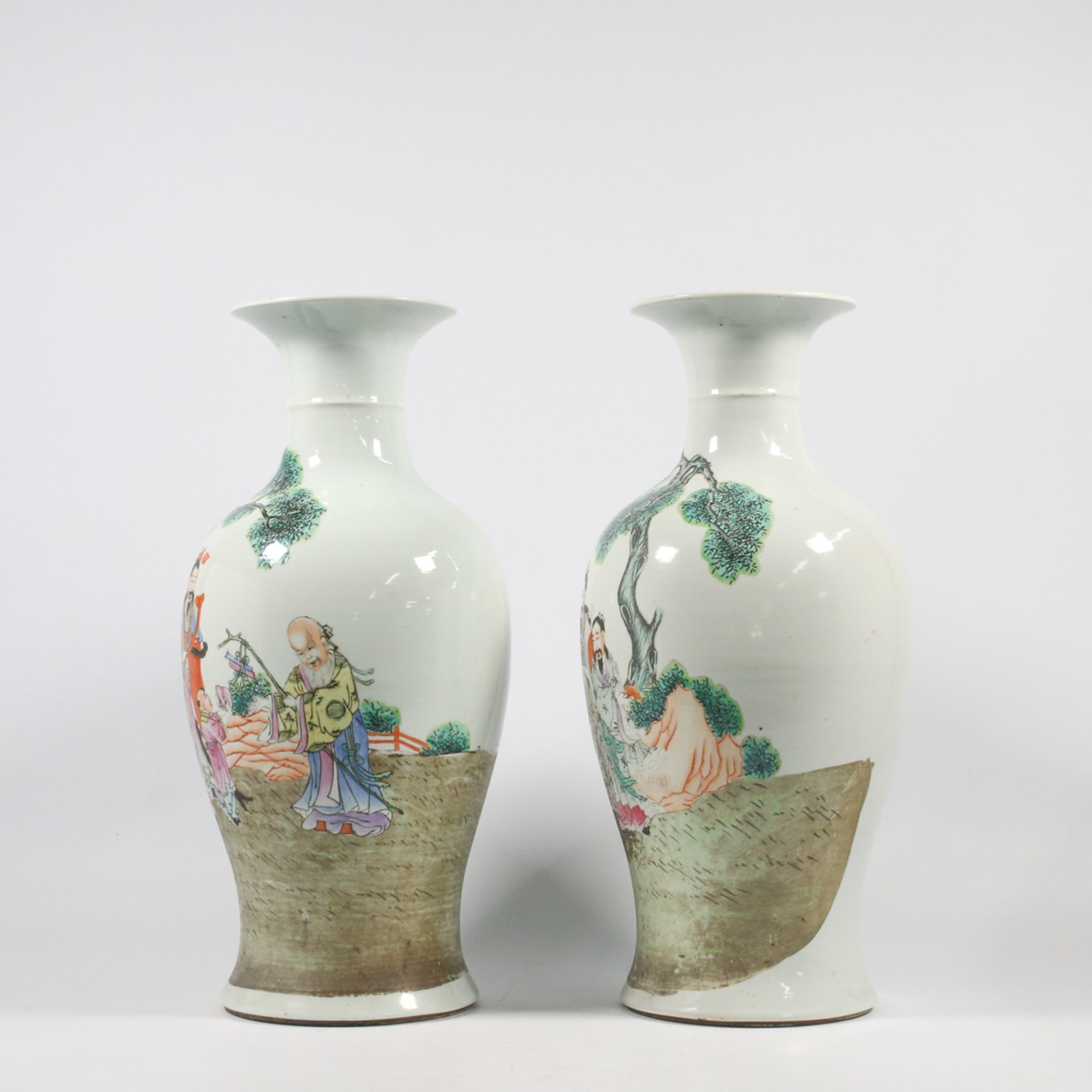 Pair of chinese vases - Image 7 of 10